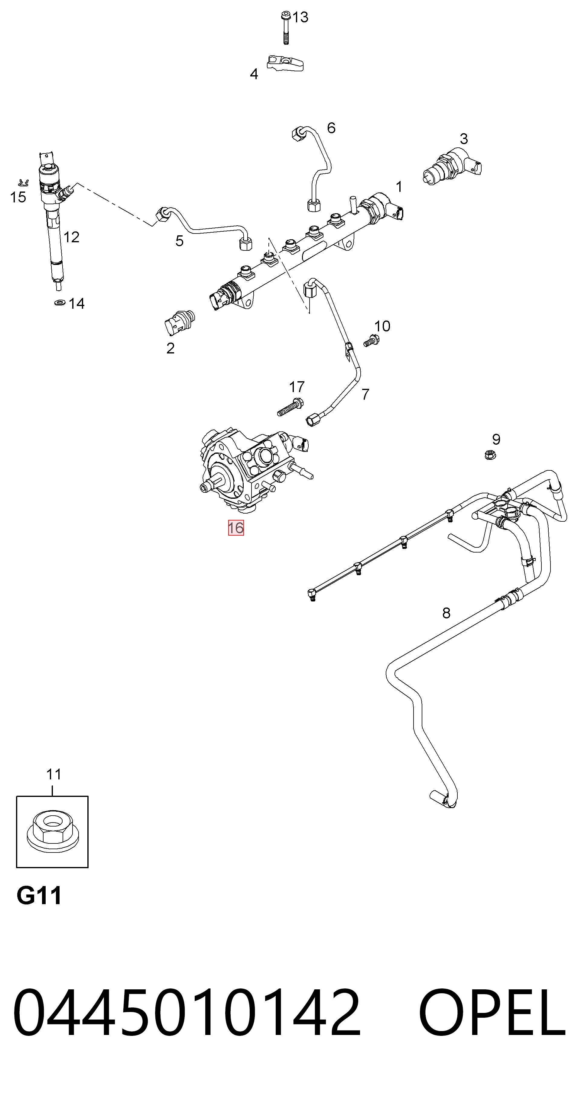 Насос топливный высокого давления (ТНВД) Bosch 445010142 цена, от 109.78 USD