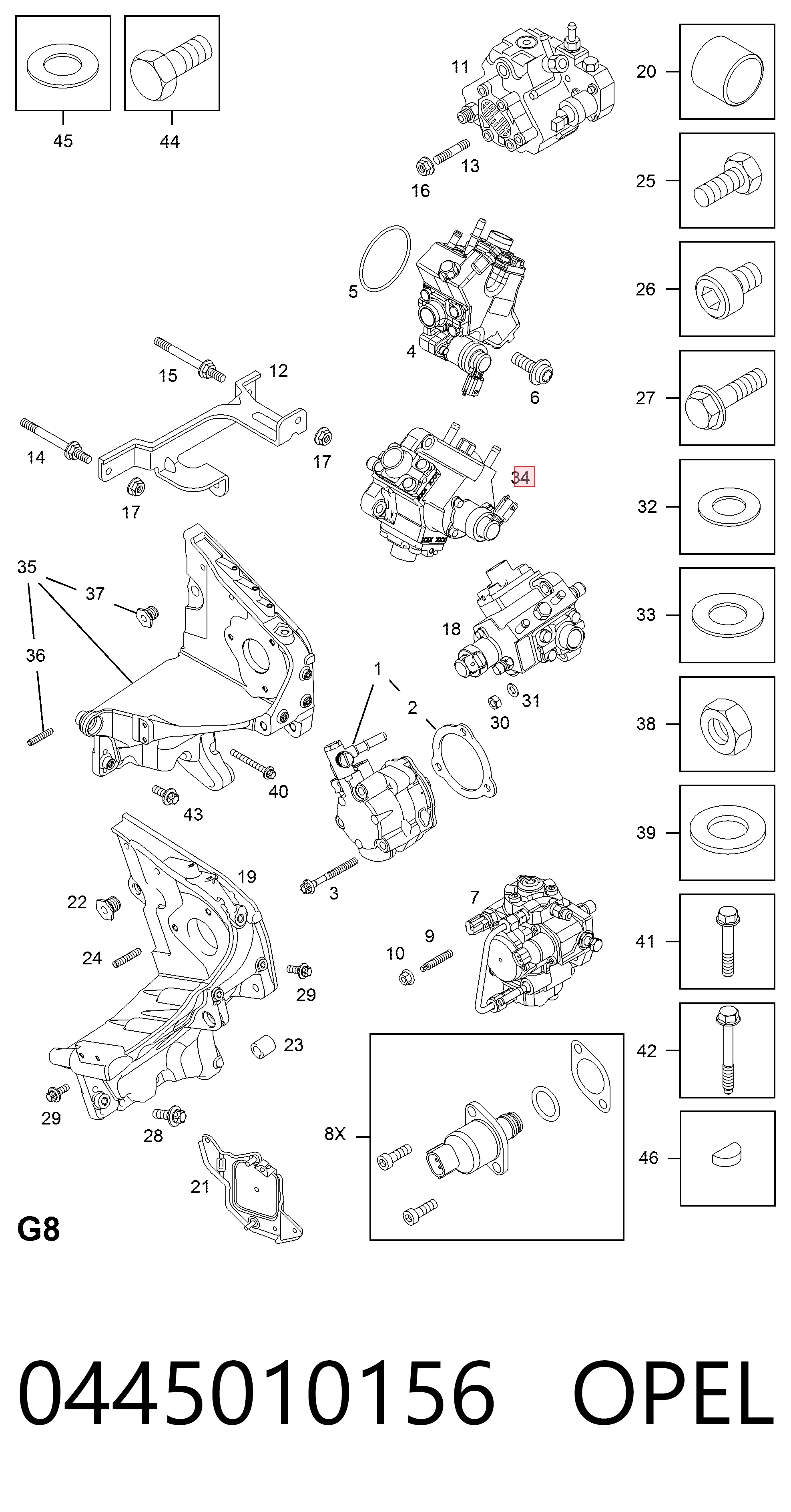 Купить 55230478 Fiat/Alfa/Lancia ТНВД