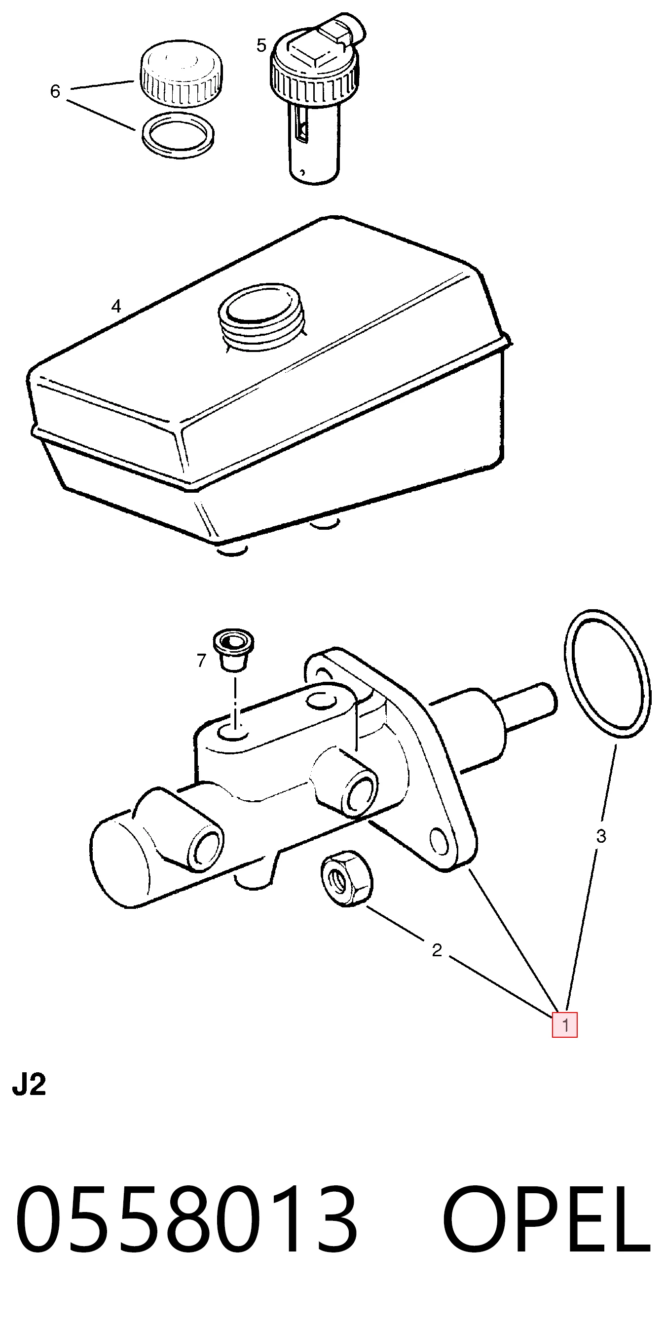 Купить LM51031 Polcar Главный тормозной цилиндр