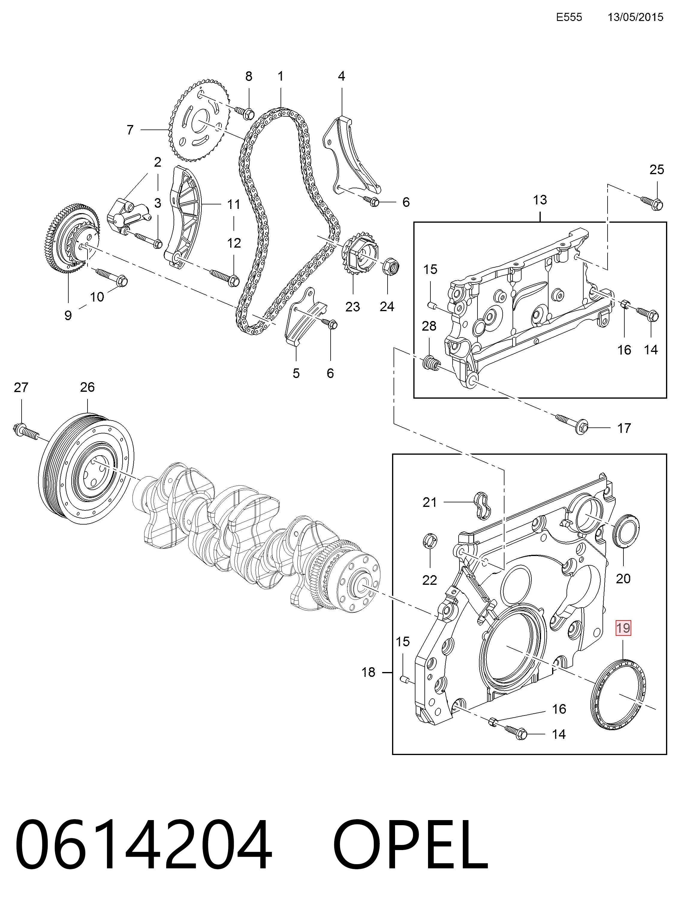 Сальник коленвала задний Ford JX6Z6701B цена, от 24.58 USD