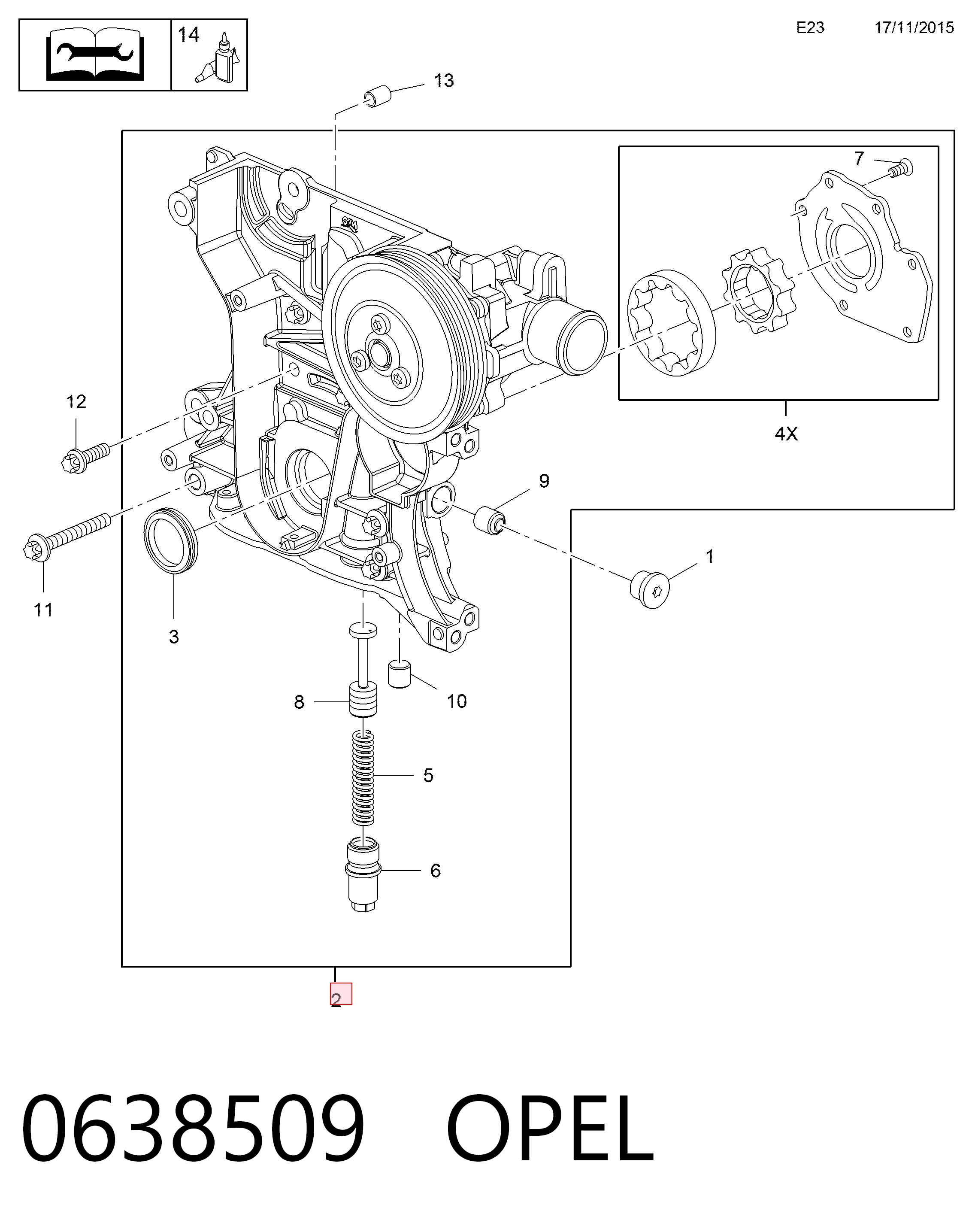 0638509 Opel