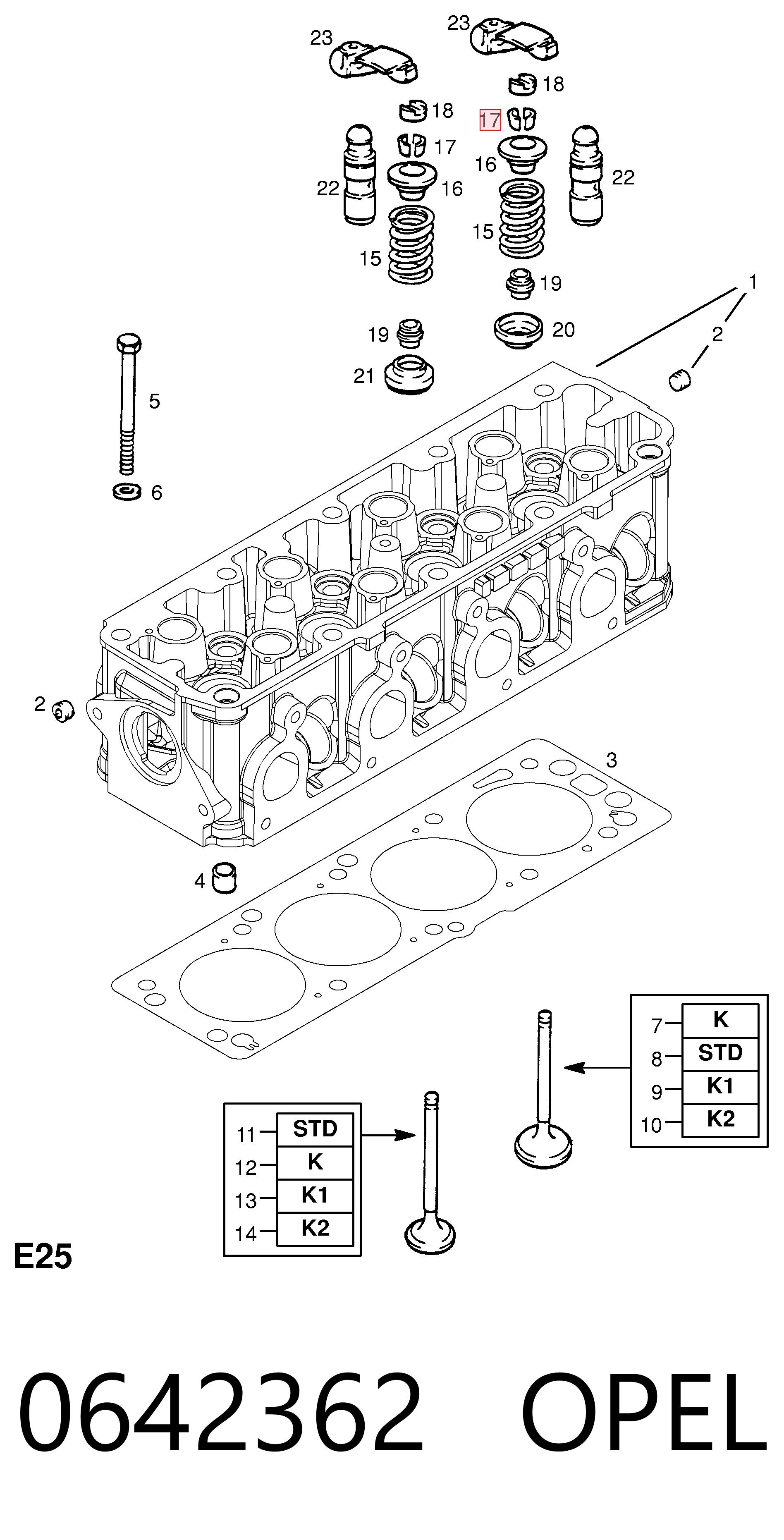 7700725145 Renault (RVI) Сухари клапана