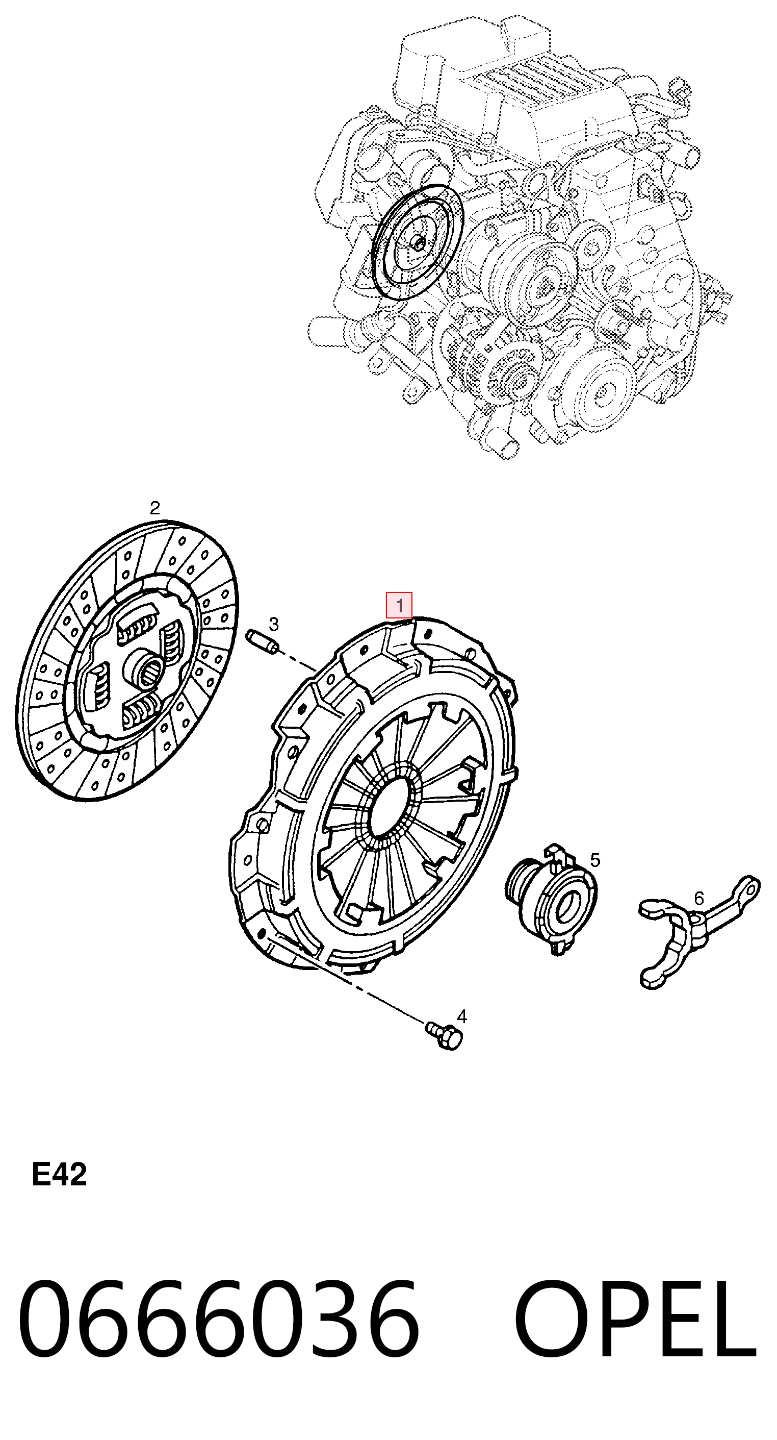 Купить 97136535 Peugeot/Citroen Корзина сцепления