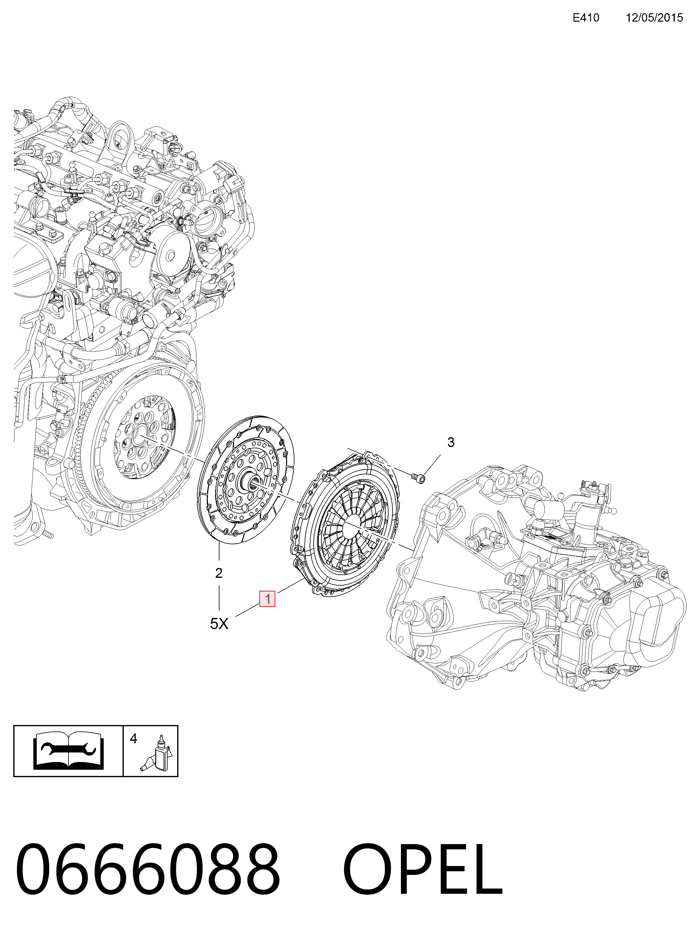 Купить 55567979 Peugeot/Citroen Корзина сцепления