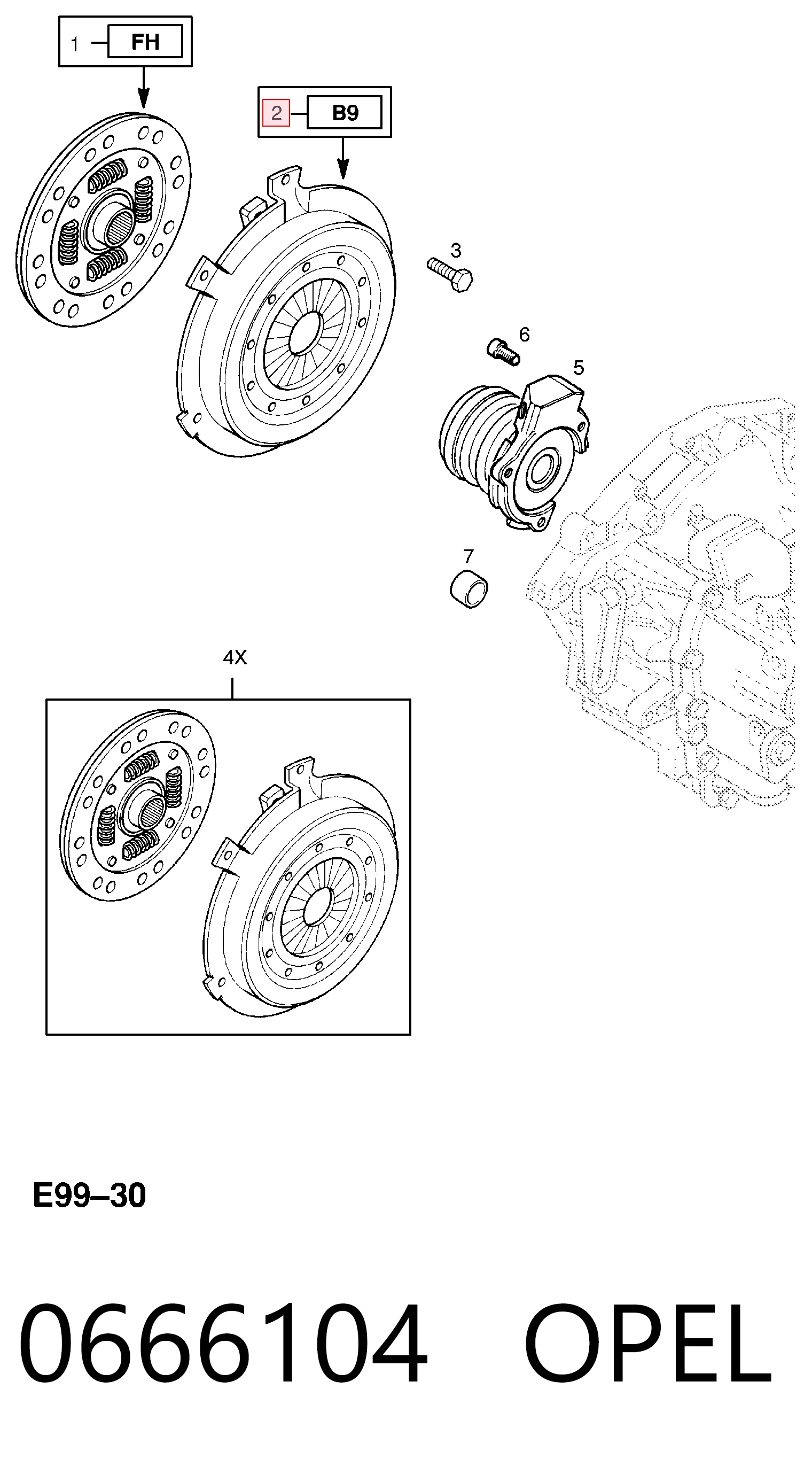 Купить 9119506 General Motors Корзина сцепления