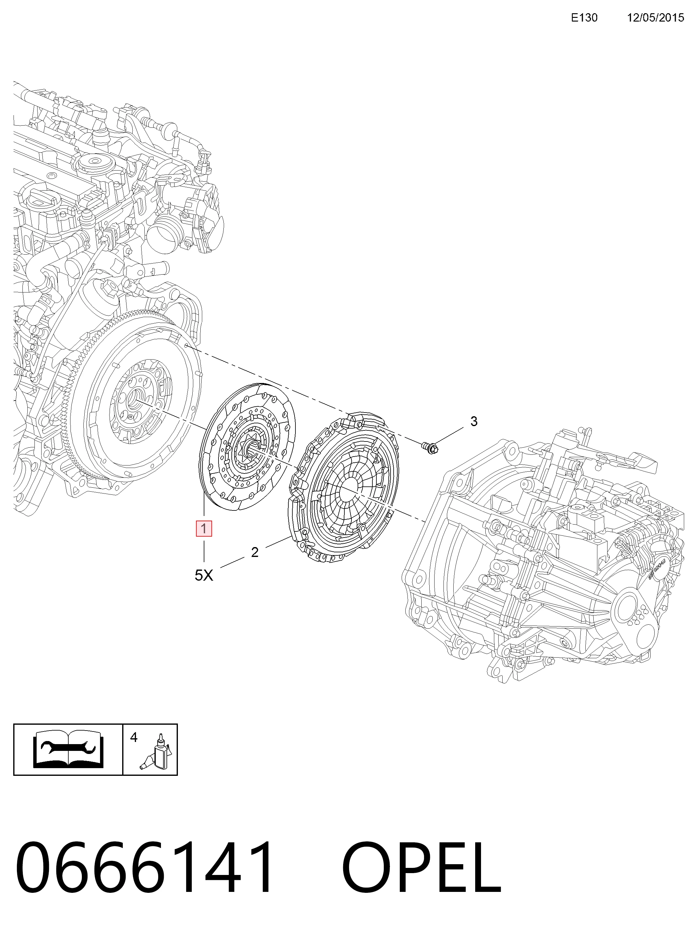 Диск сцепления General Motors 9223222