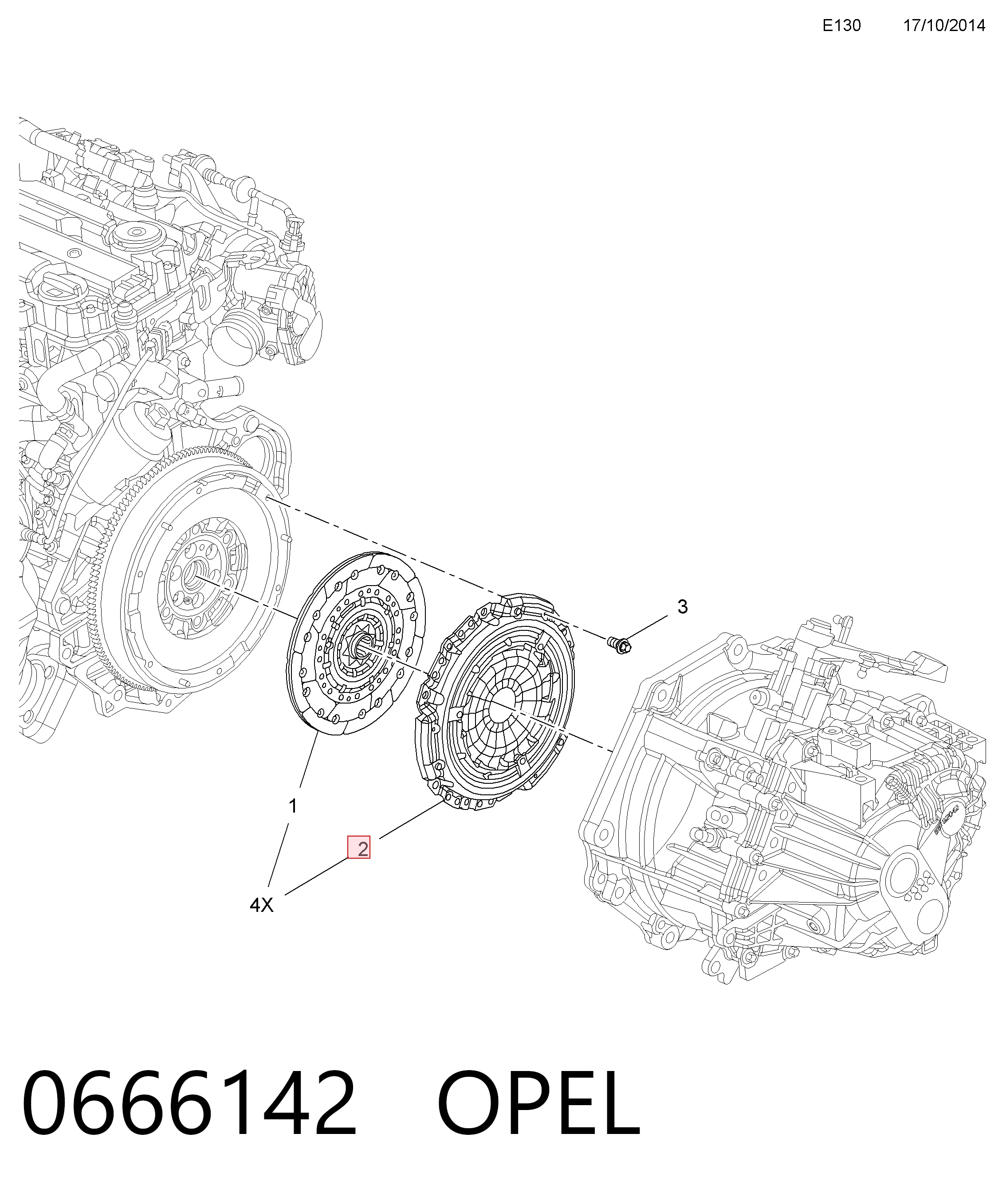 Лепестковая корзина сцепления Opel Meriva B минивэн (2010 - 2017) цена, от 49.84 USD