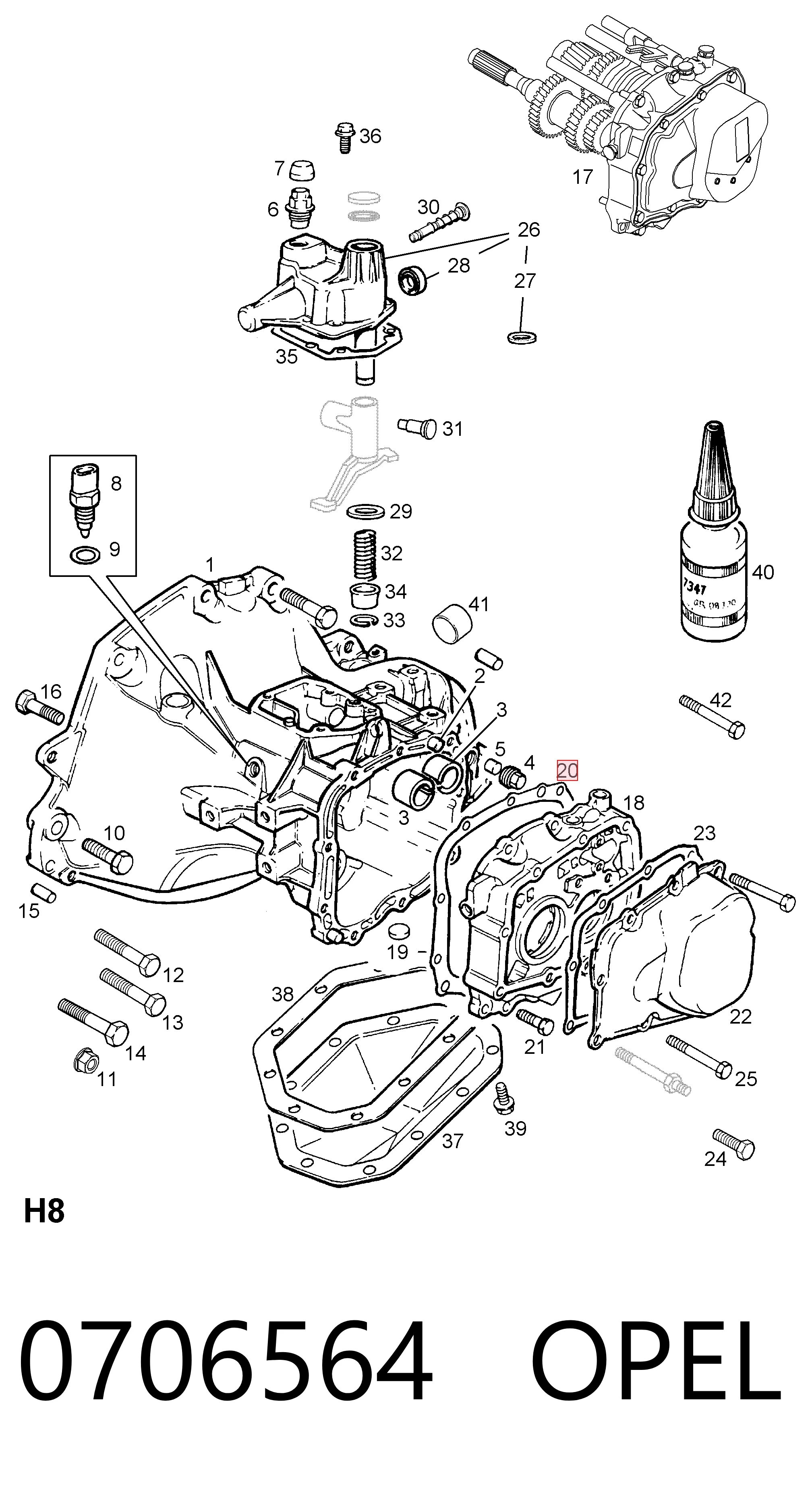 Прокладка поддона АКПП и МКПП Peugeot/Citroen 90345457 цена, от 6.28 USD