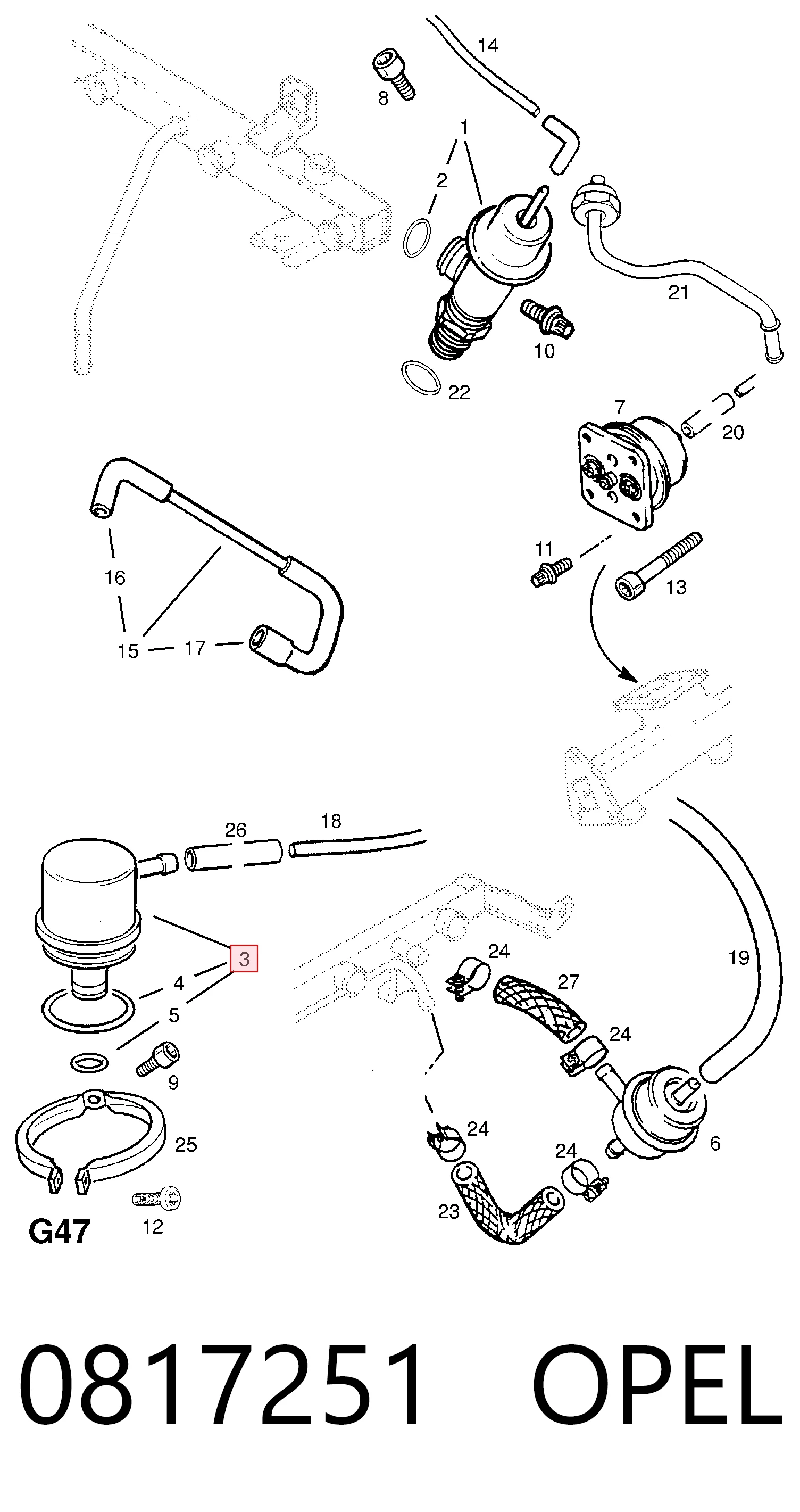 RPM40 Magneti Marelli Регулятор давления в топливной рейке