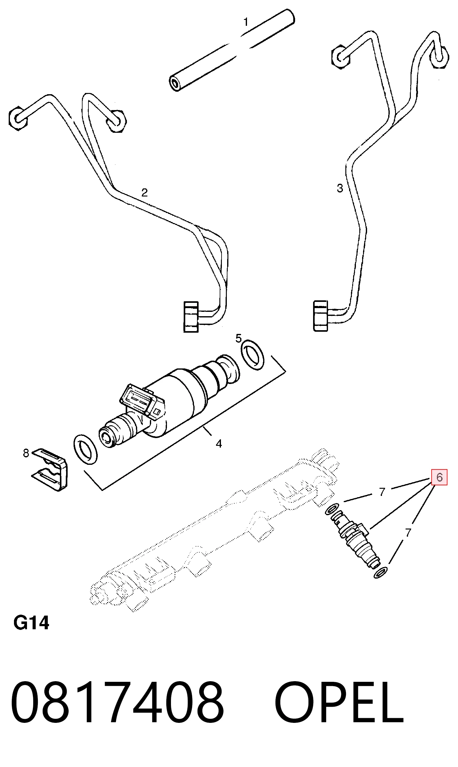 Форсунка инжектора AND 3F130016 цена, от 26.66 USD