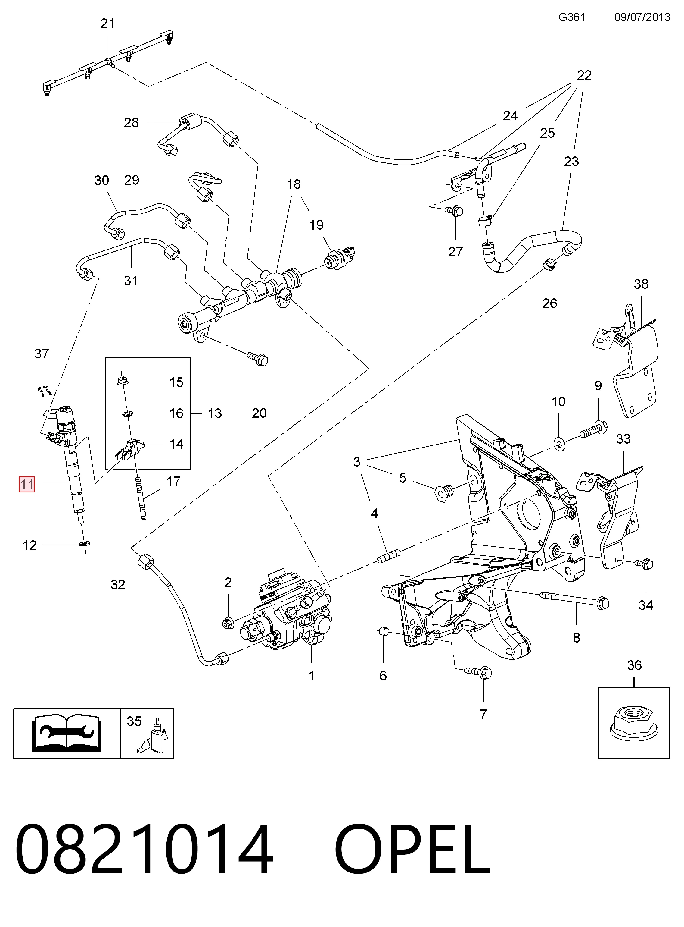 Форсунка инжектора Bosch 445110423 цена, от 73.20 USD