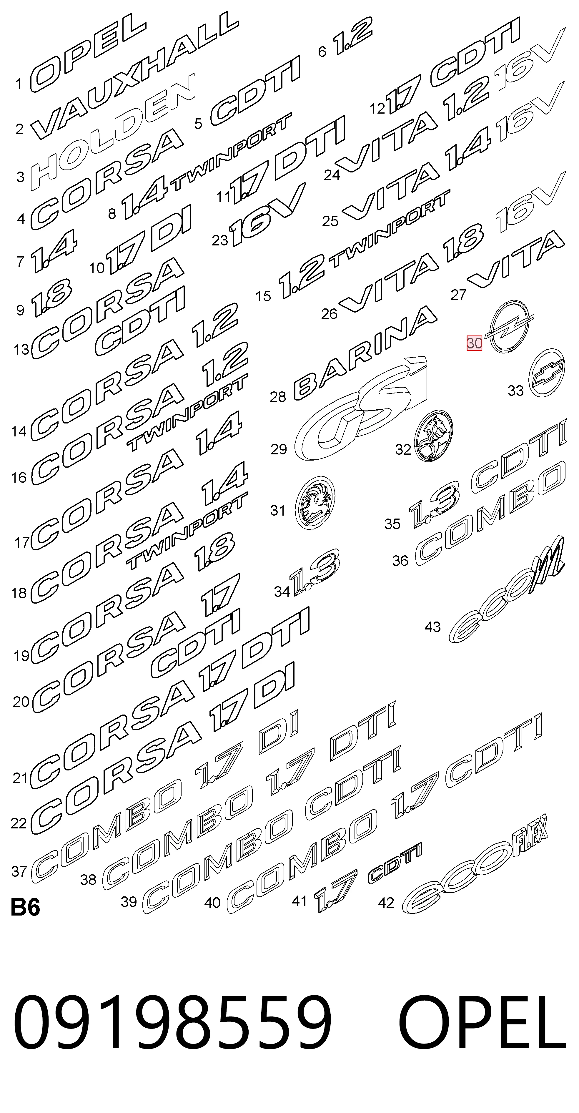 0177778 General Motors Фирменный значек на багажник