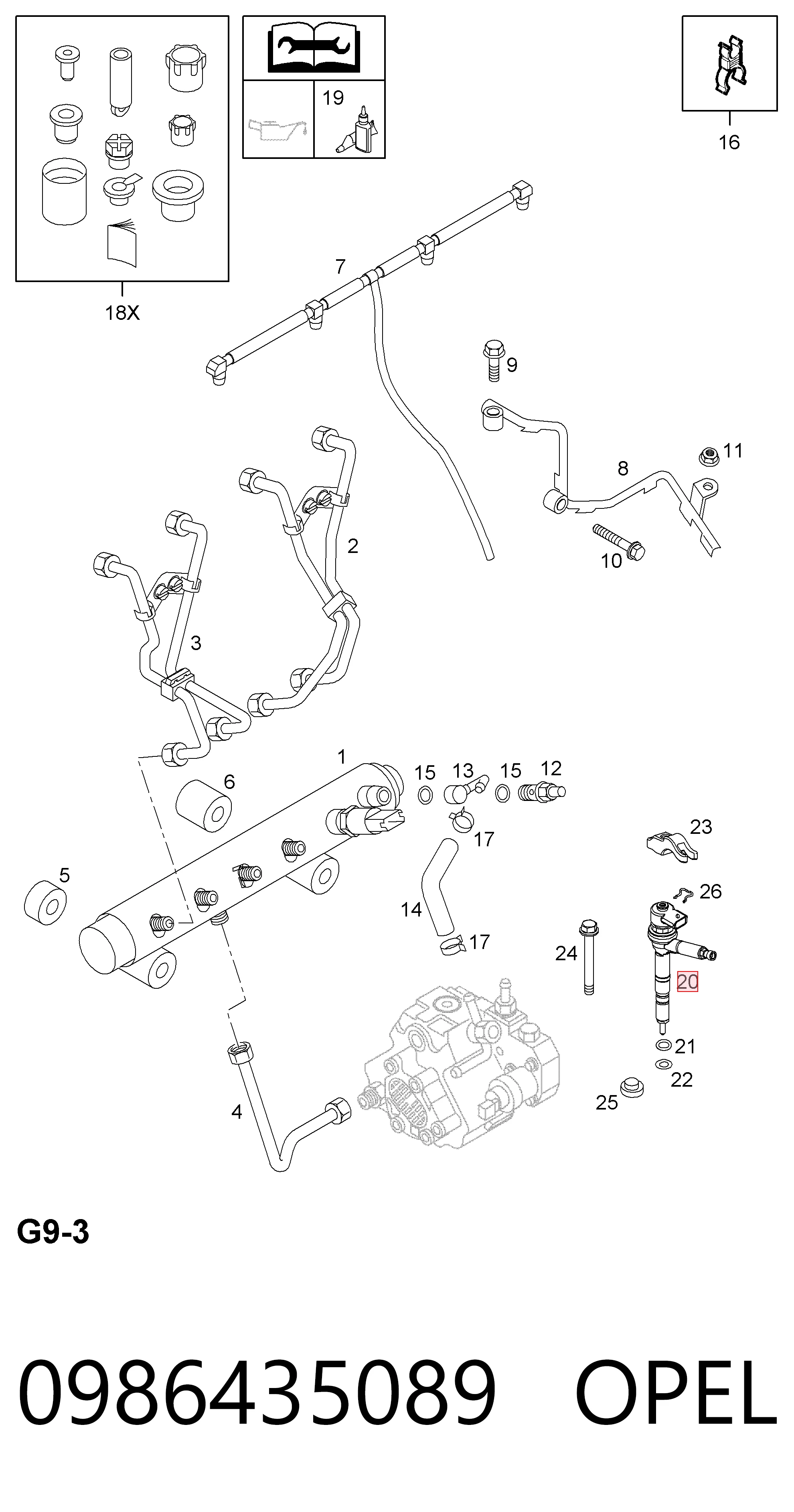 445110175 General Motors Топливные форсунки