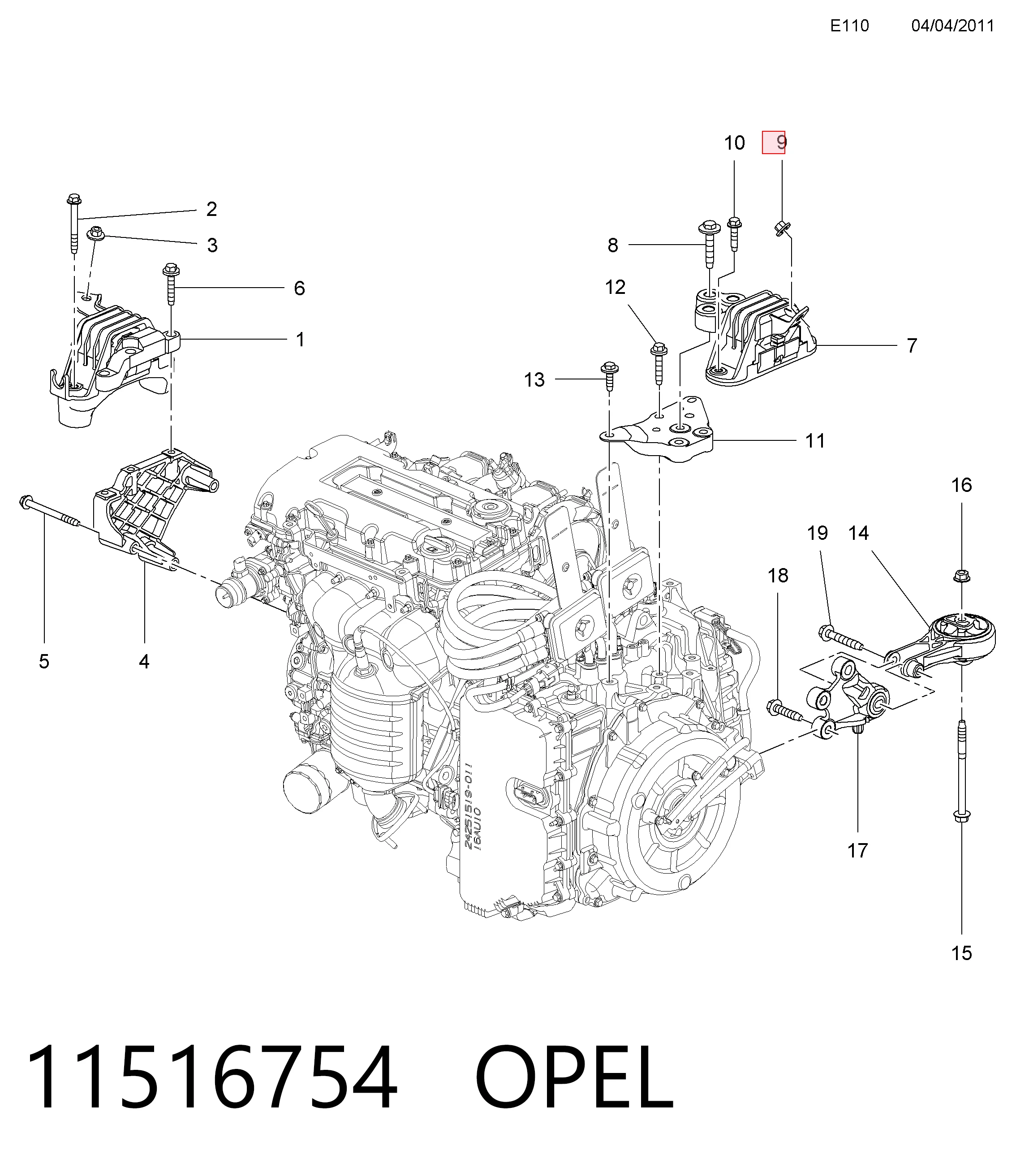 11516754 Opel