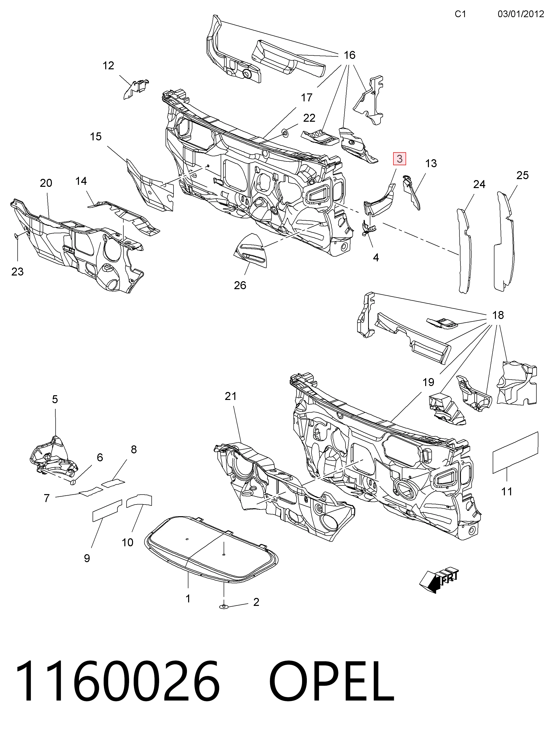13292816 Opel 