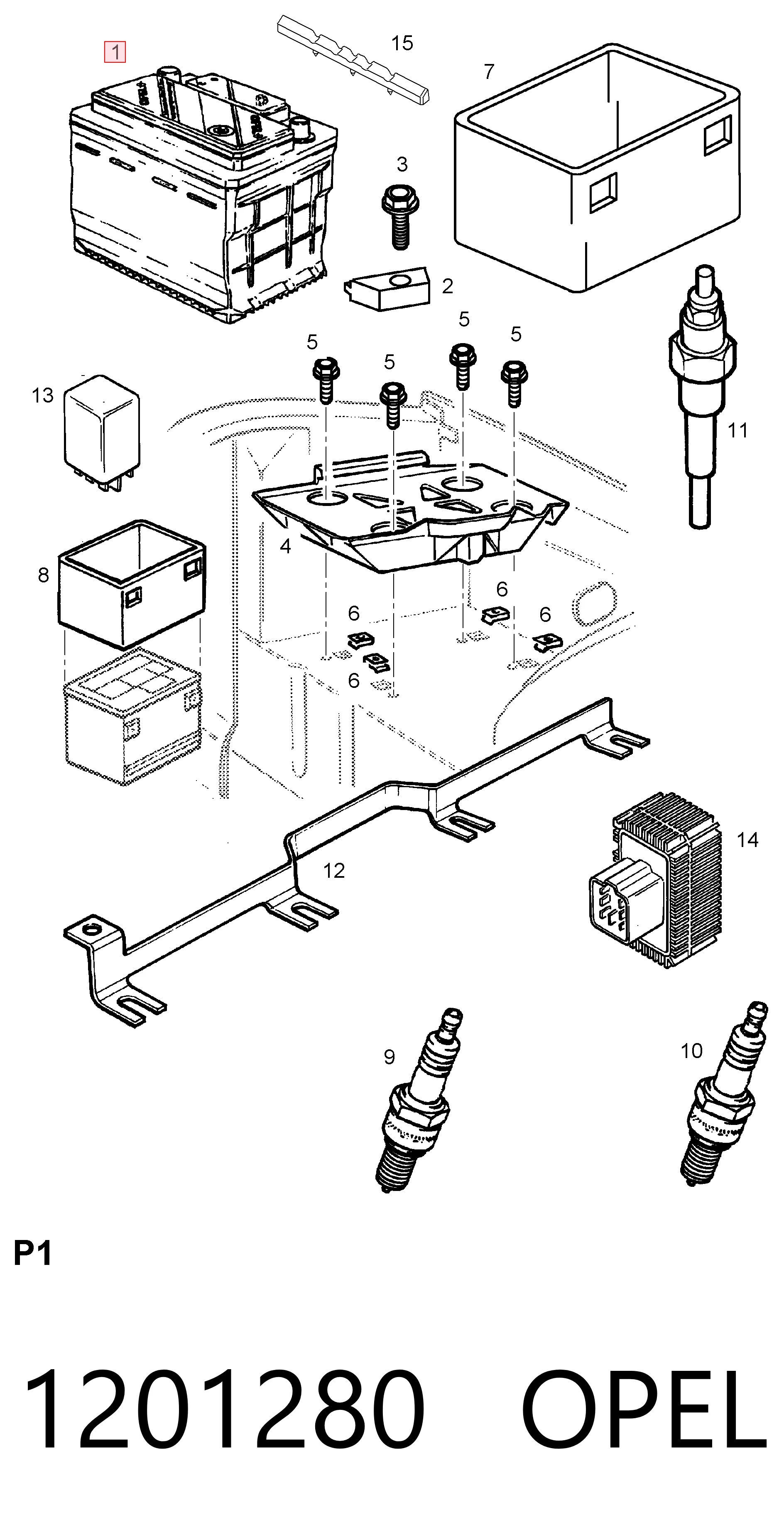 1067910 Ford Аккумуляторная батарея