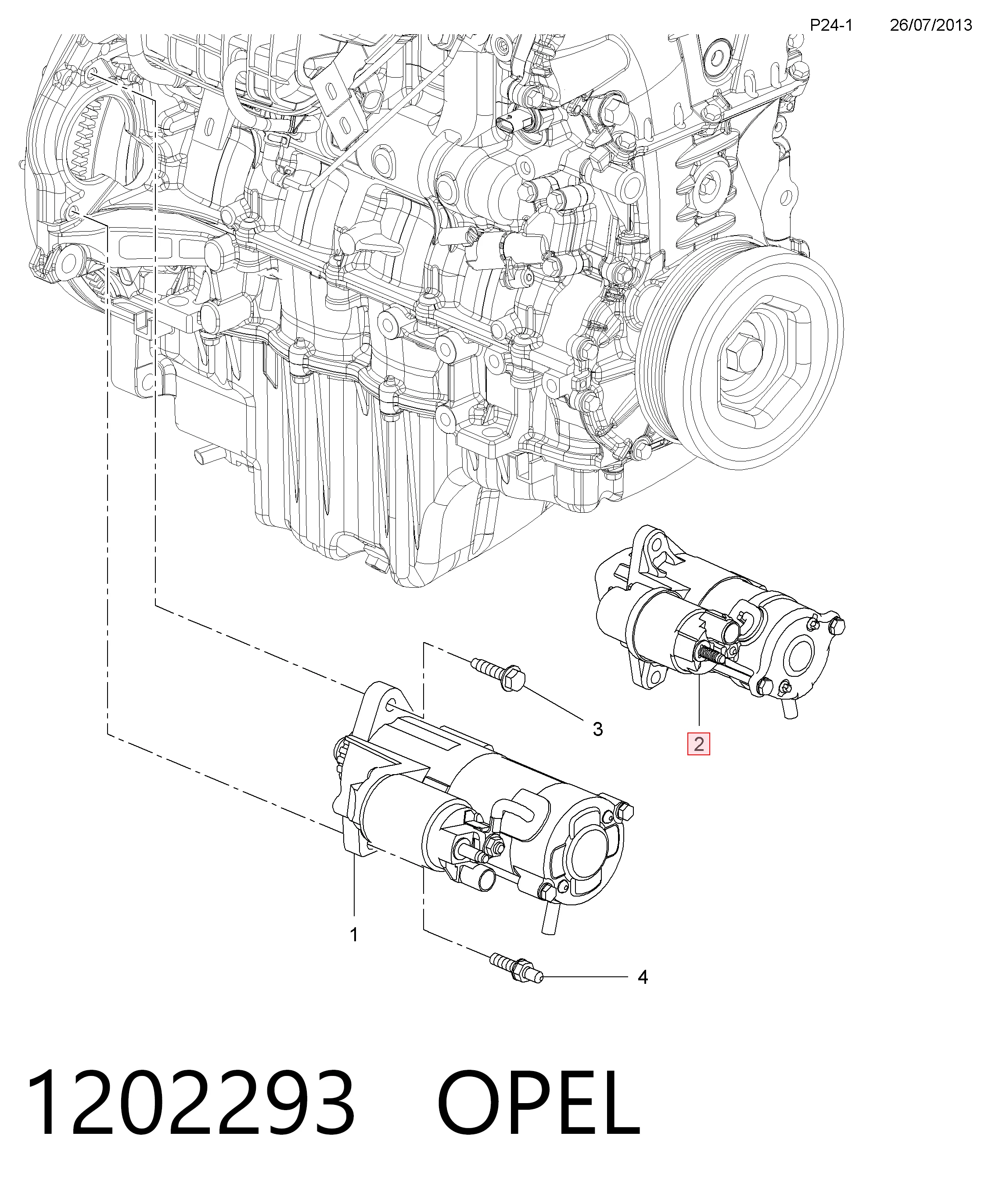 Стартер Opel Zafira C минивэн (P12) (2011 - 2019) цена, от 158.79 USD