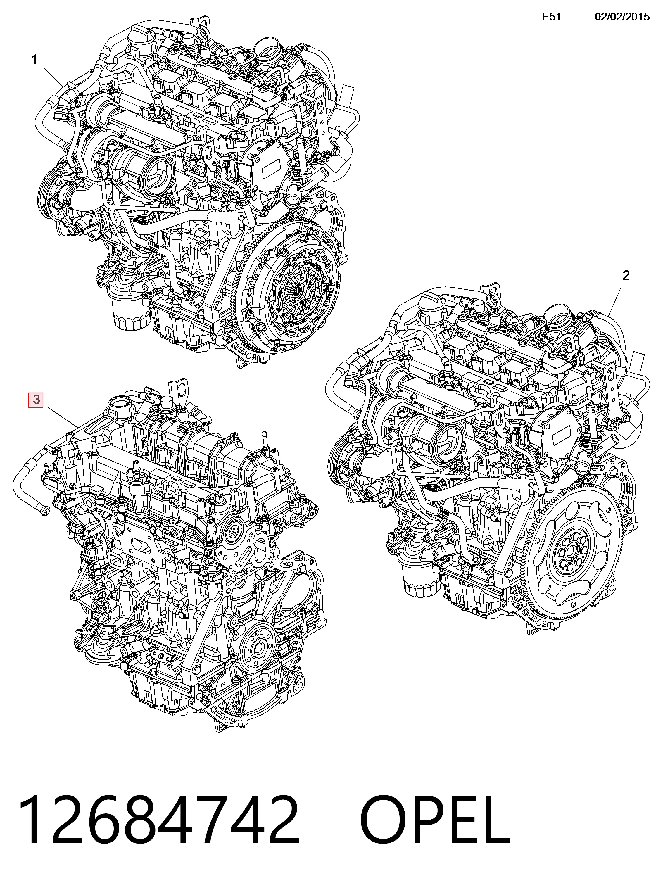 Двигатель 12664616 Peugeot/Citroen