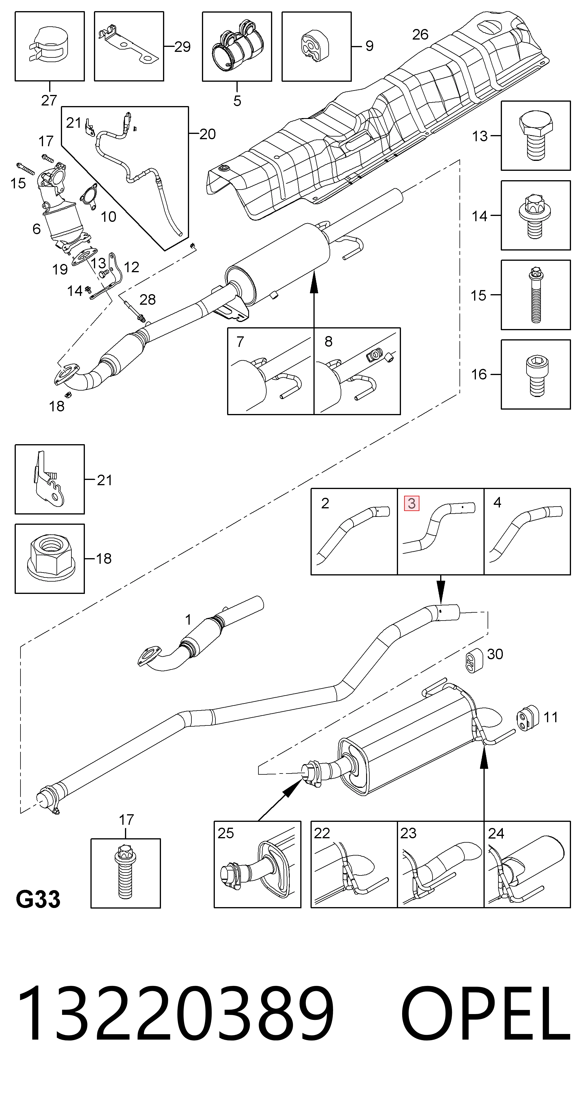 Средний глушитель Bosal BS850093