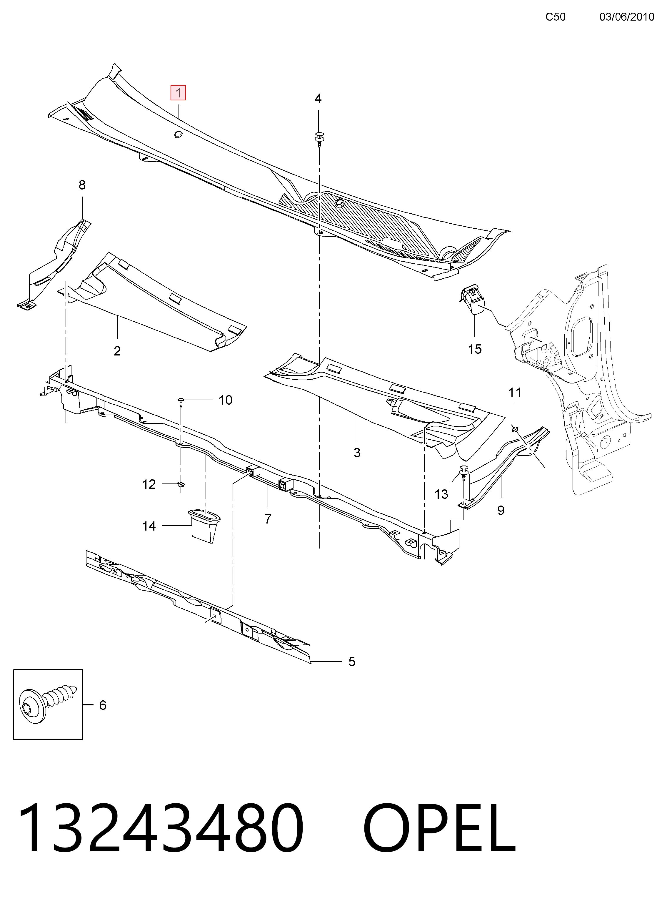 13243480 Opel