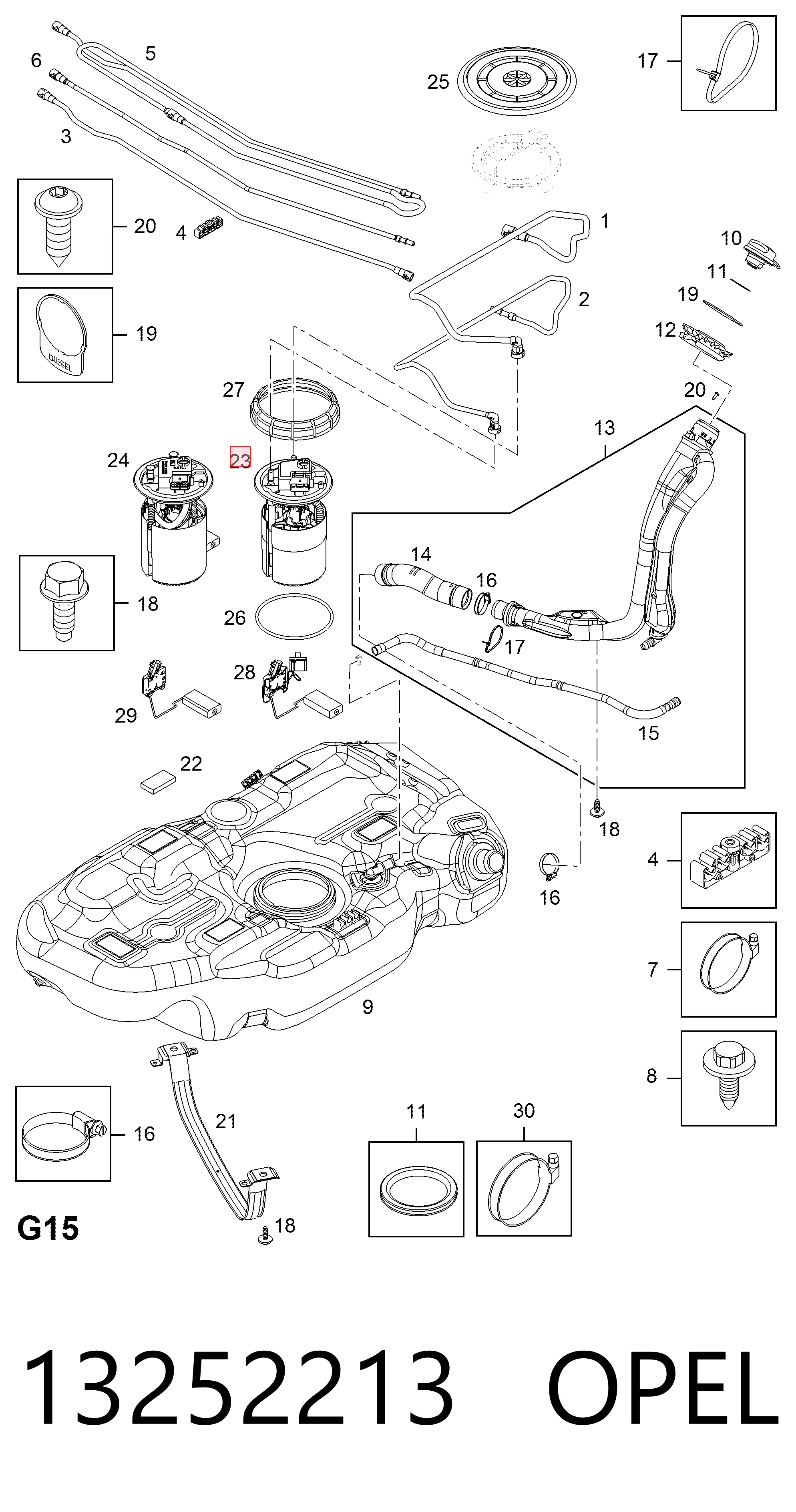 MAM00179M Magneti Marelli Электробензонасос