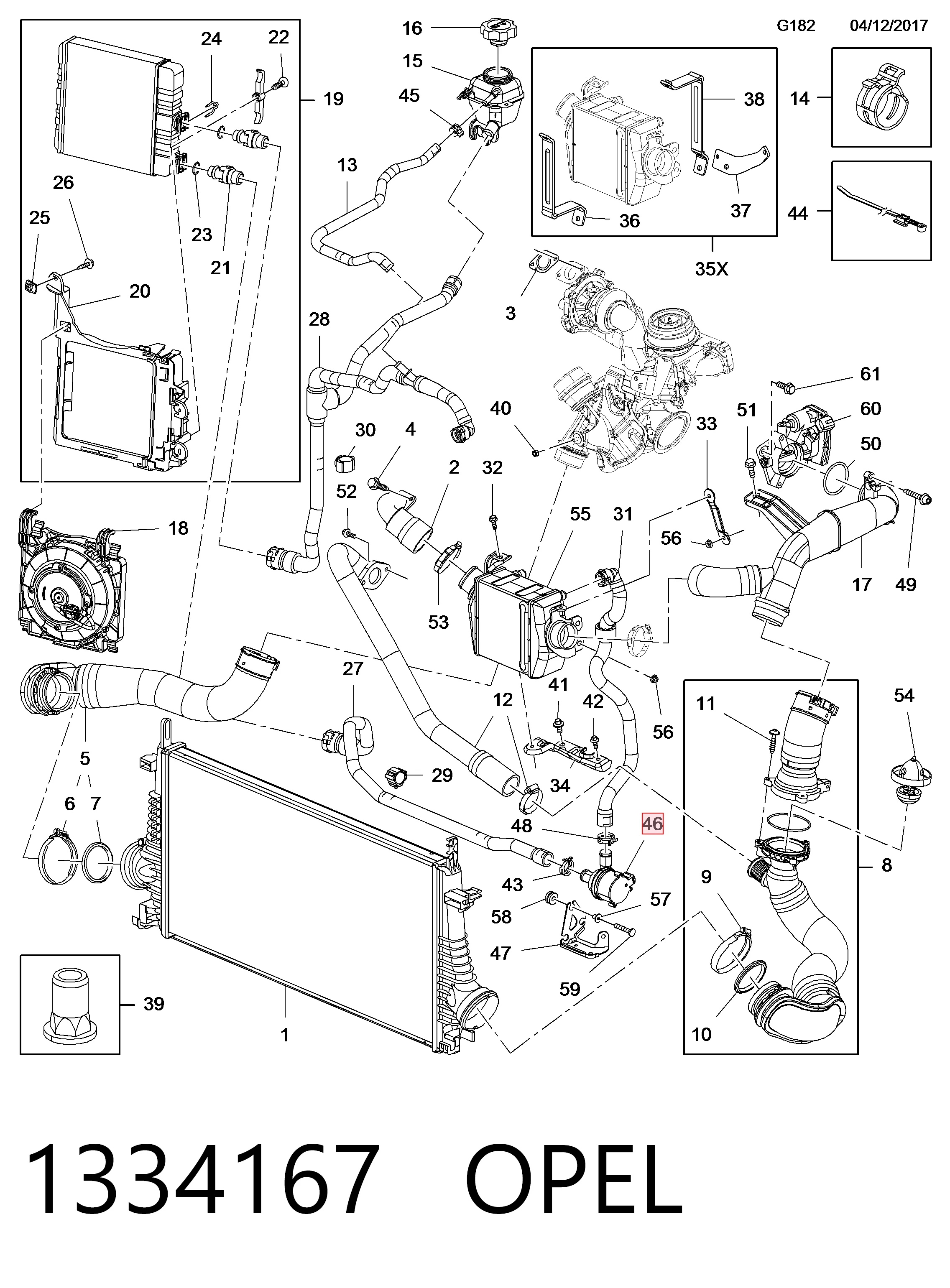 52059939AD Chrysler Насос водяной