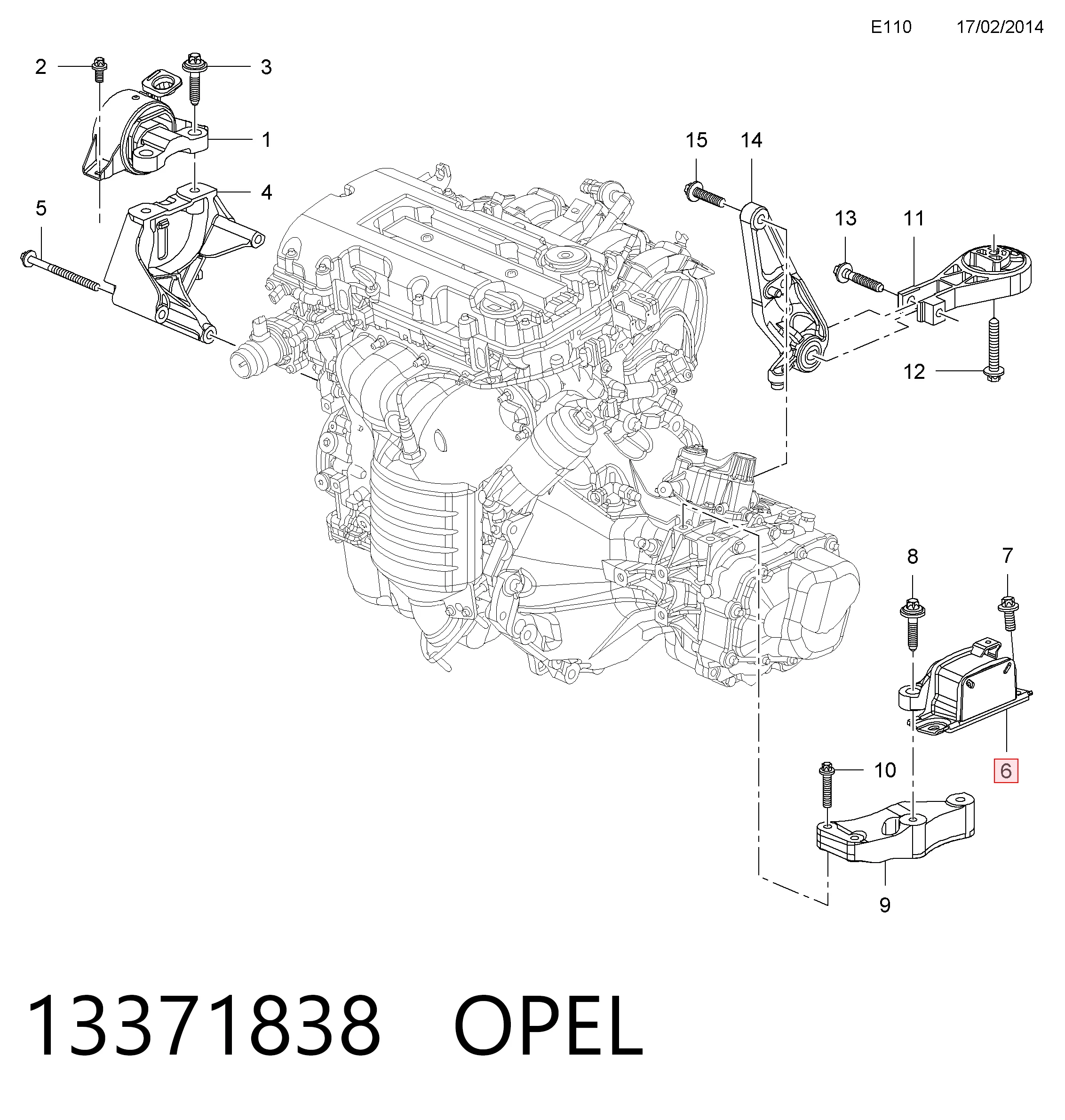 Гидроопора двигателя левая Lemforder 39750 цена, от 40.49 USD