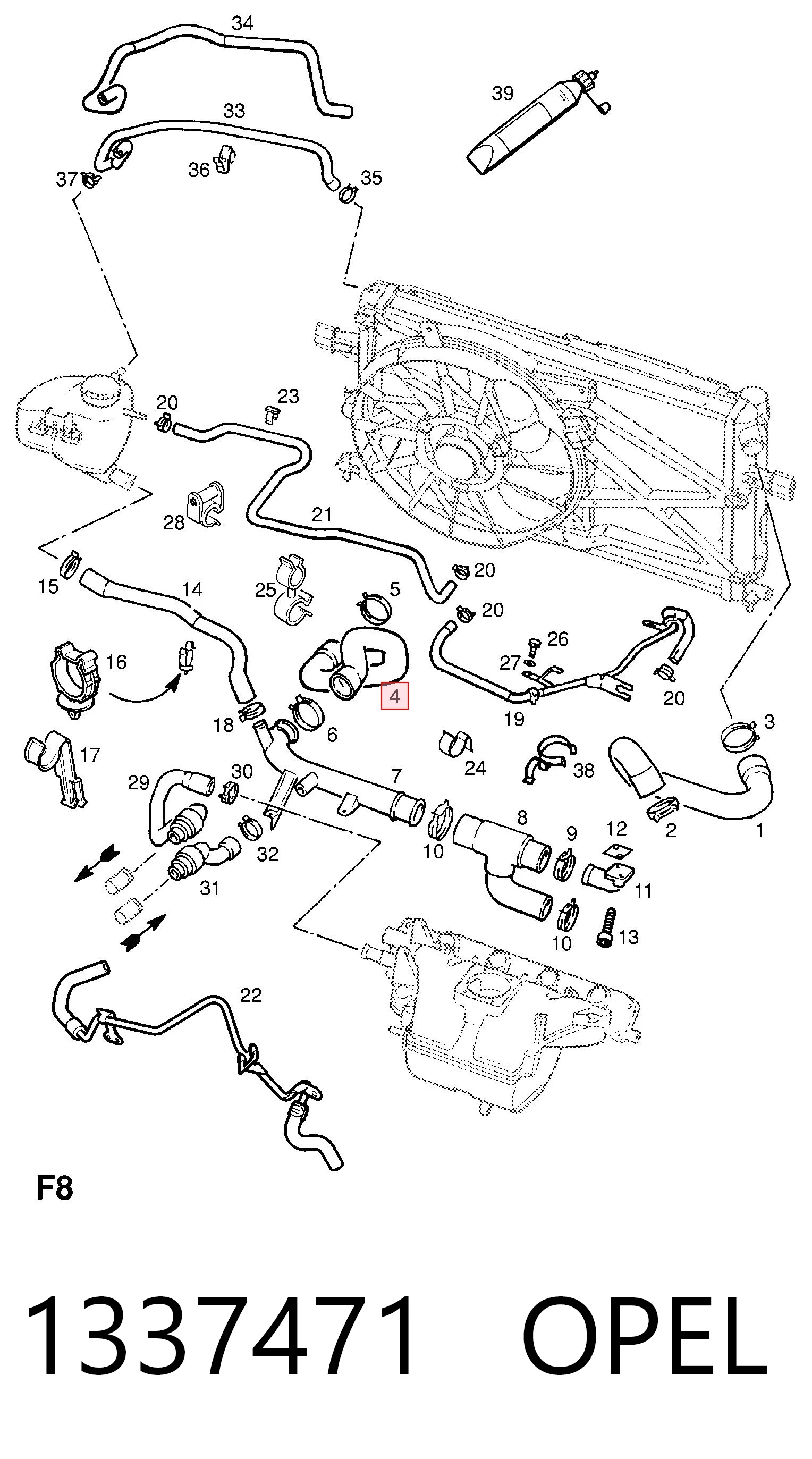 Купить 1317717 Ford Патрубок на печку