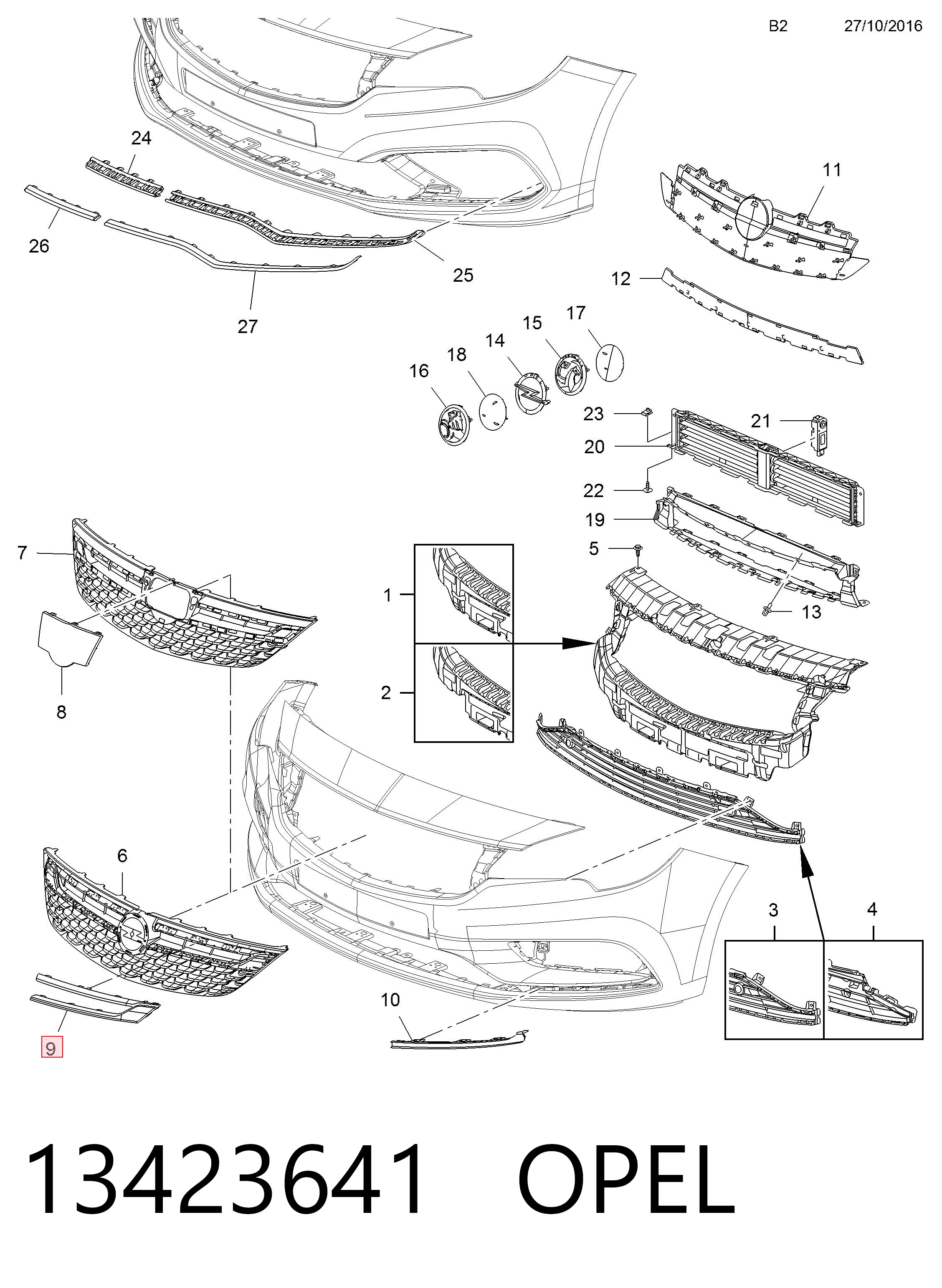 13423641 Opel 
