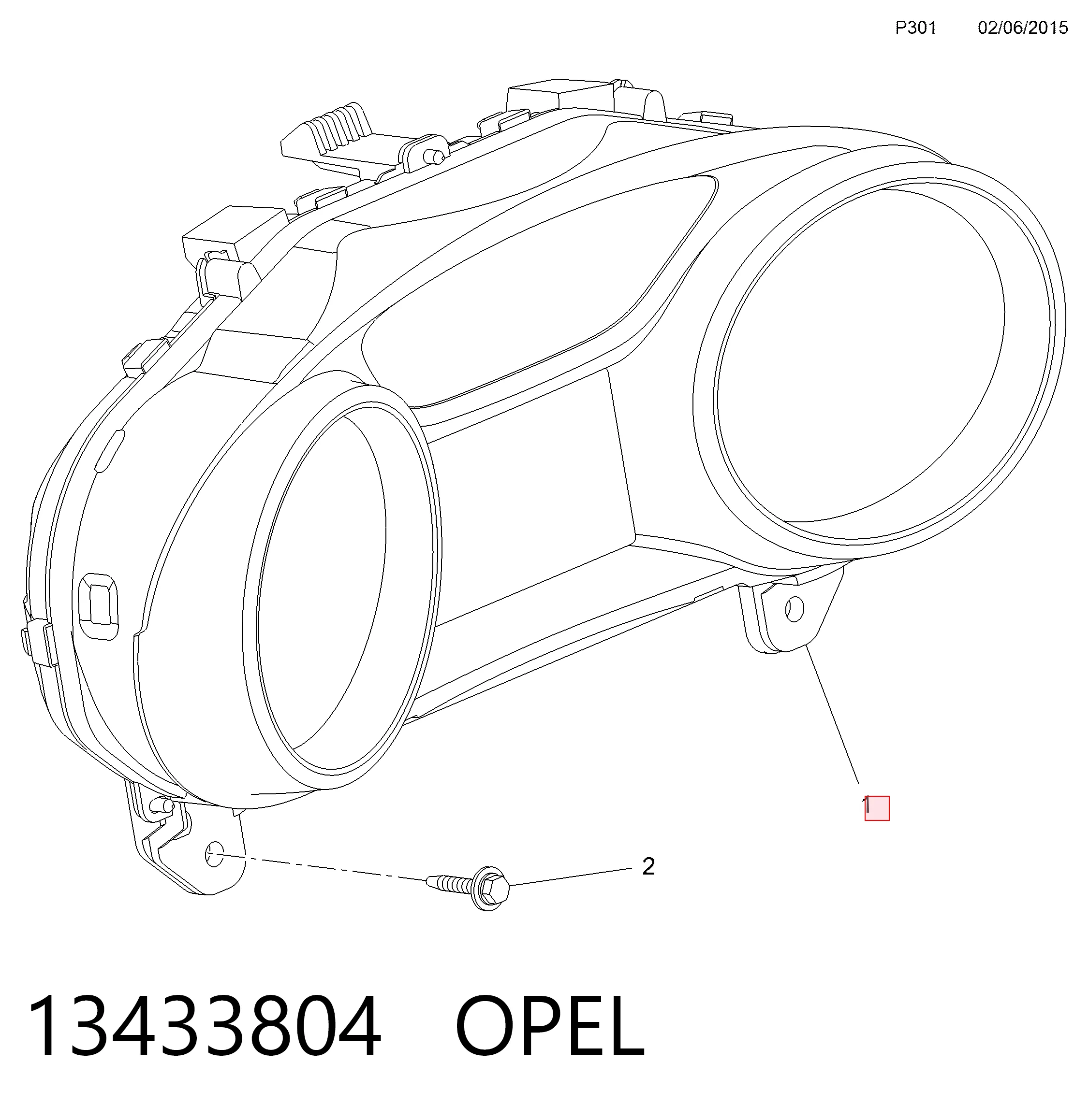 Приборная доска (щиток приборов) General Motors 13374960 цена, от 28.16 USD