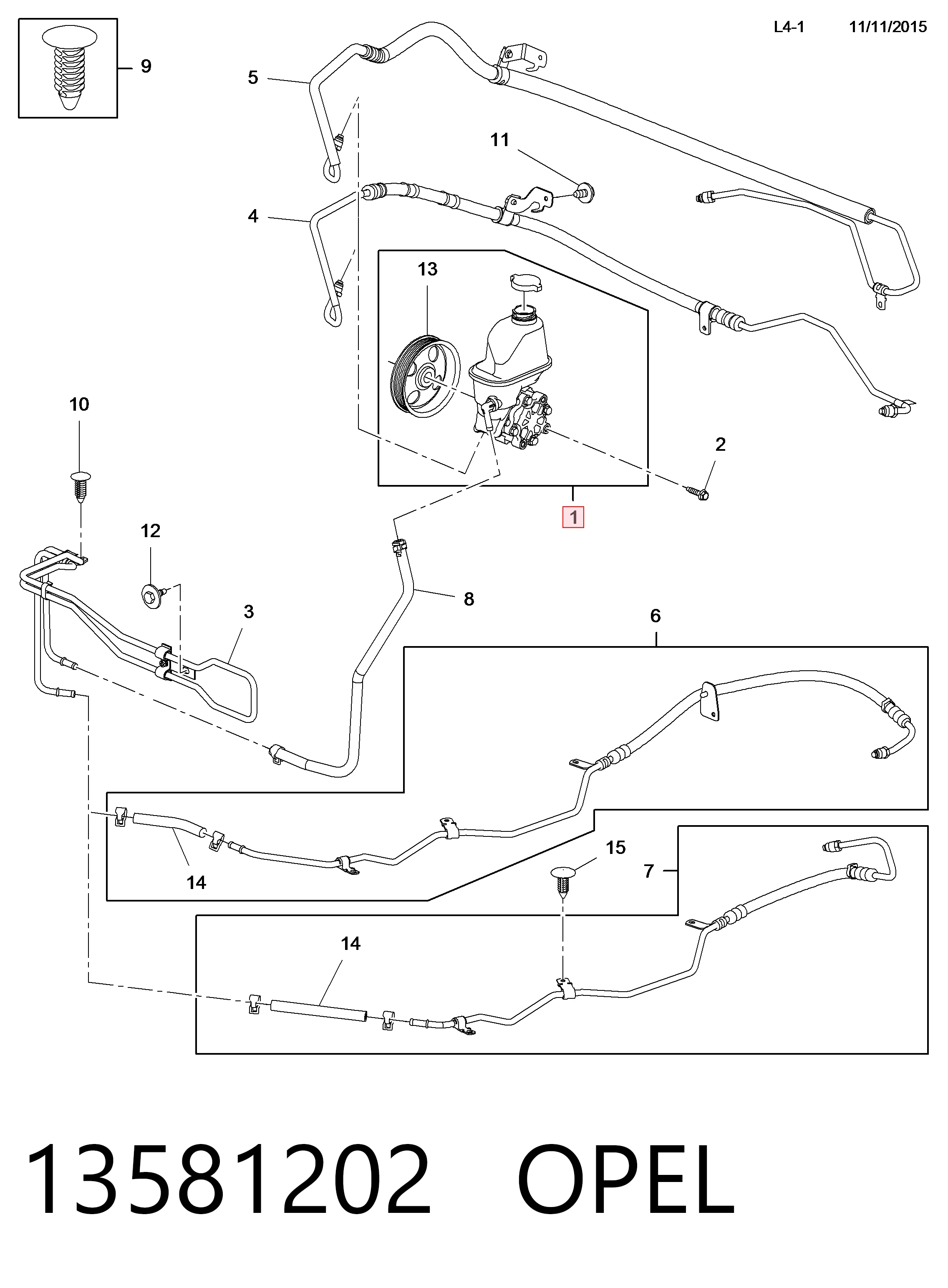 HP08012 GS ГУР руля