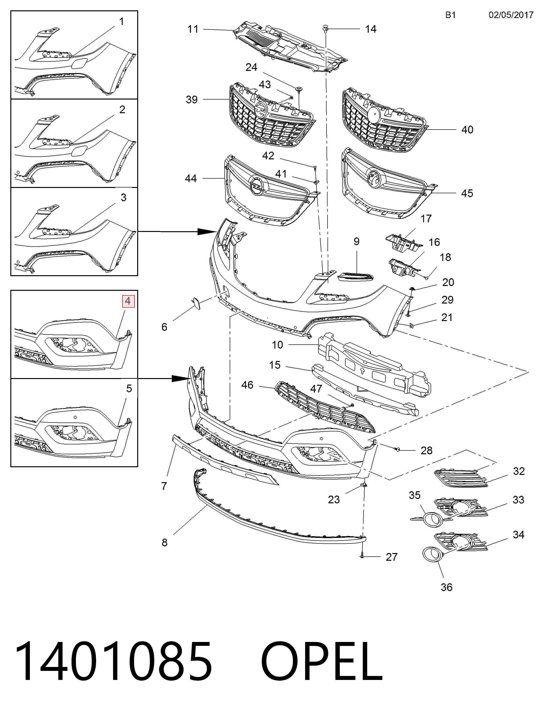 55L125 Polcar Бампер передний, нижняя часть