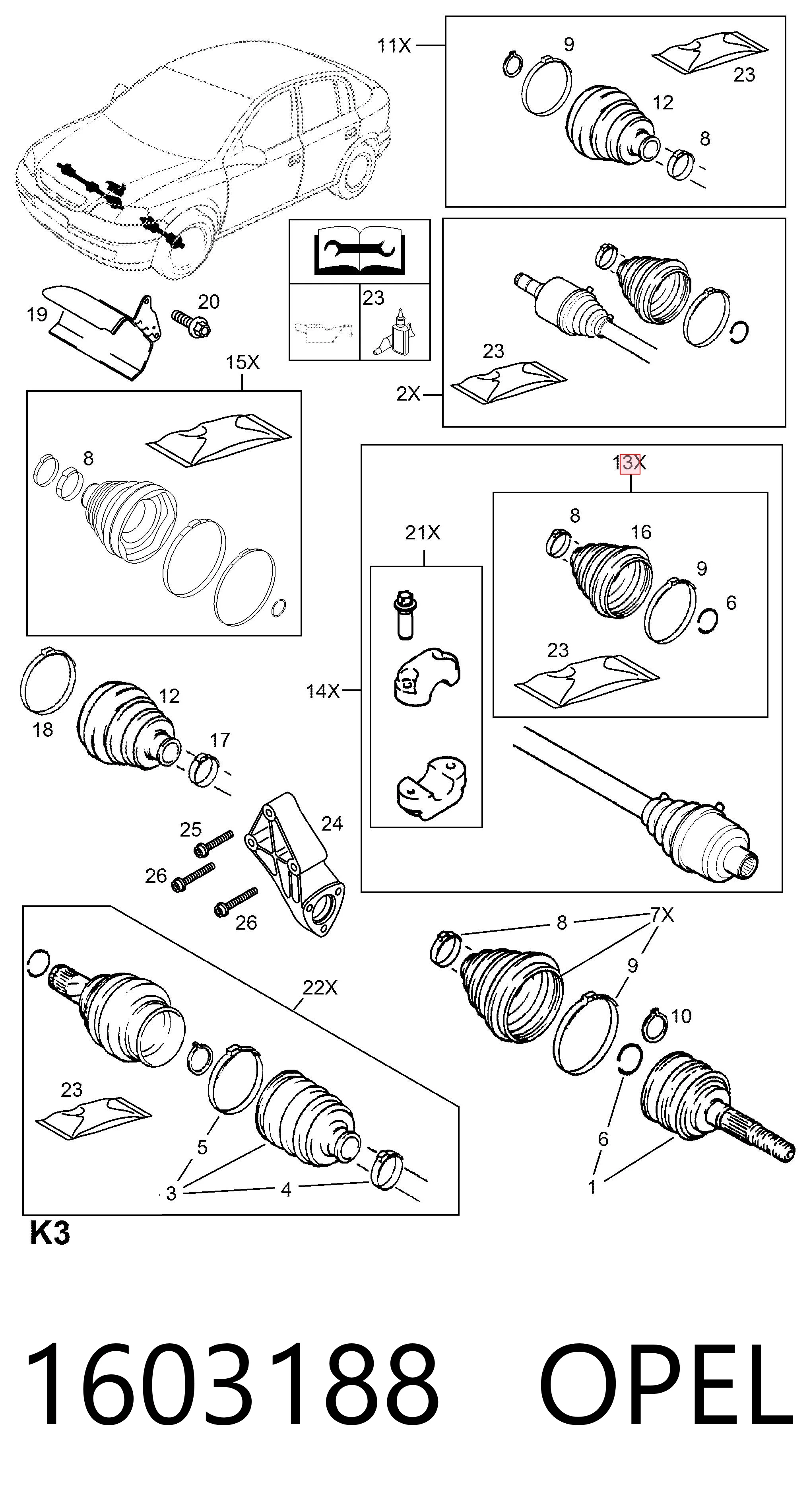 Чехол шруса Formpart/Otoform 20407101 цена, от 8.68 USD