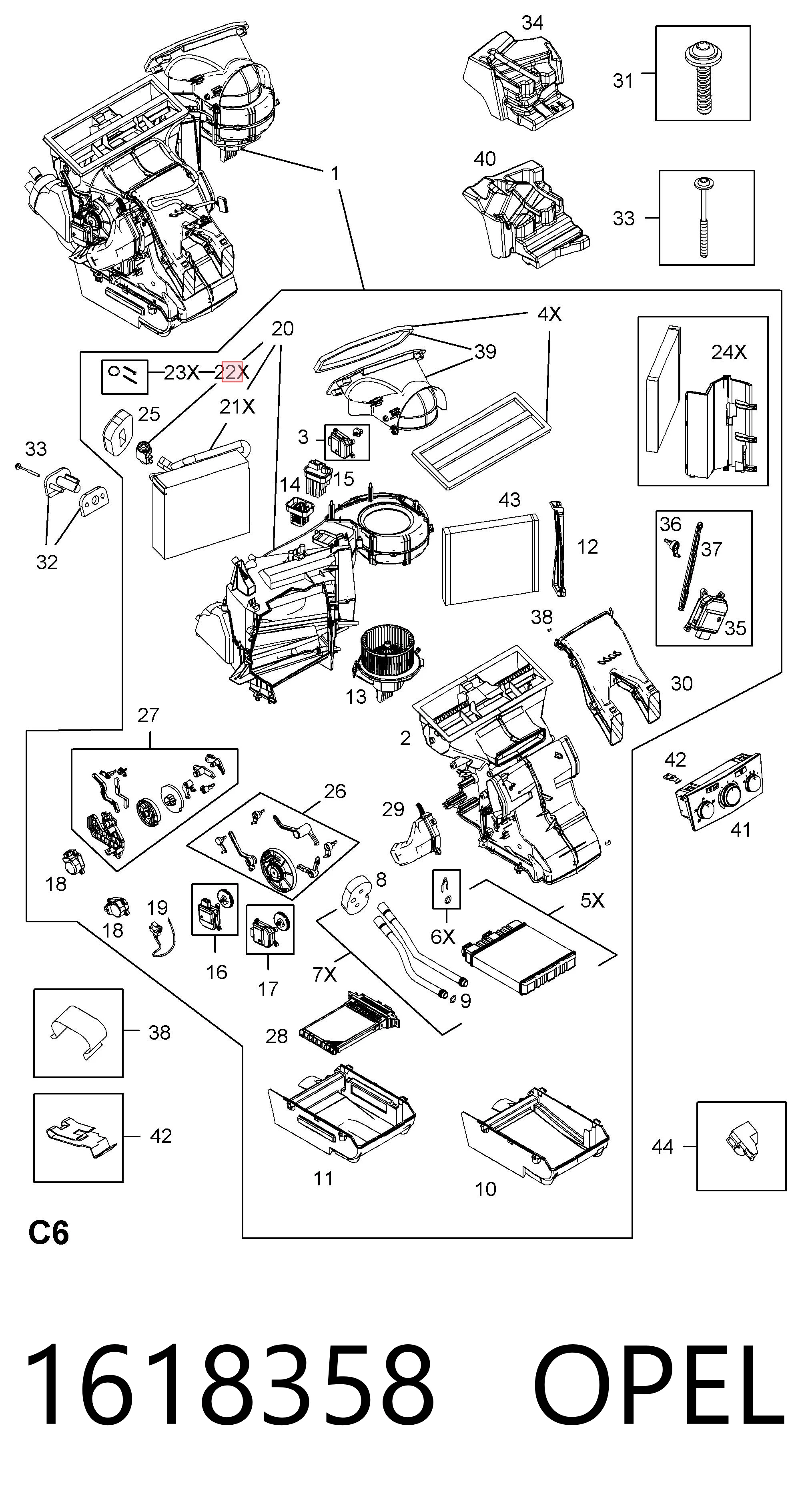 93185477 Peugeot/Citroen Терморегулирующий вентиль кондиционера