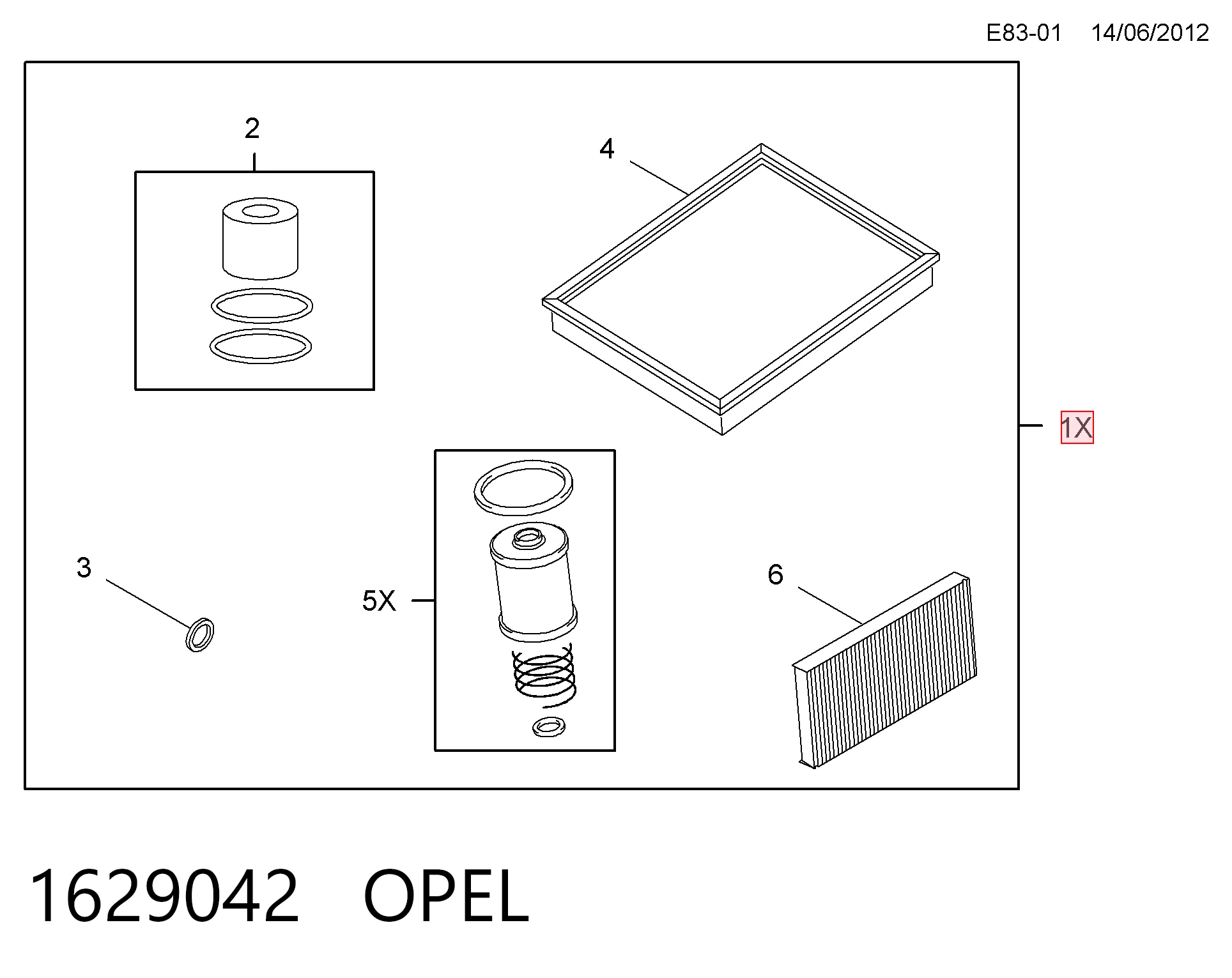 1629042 Opel