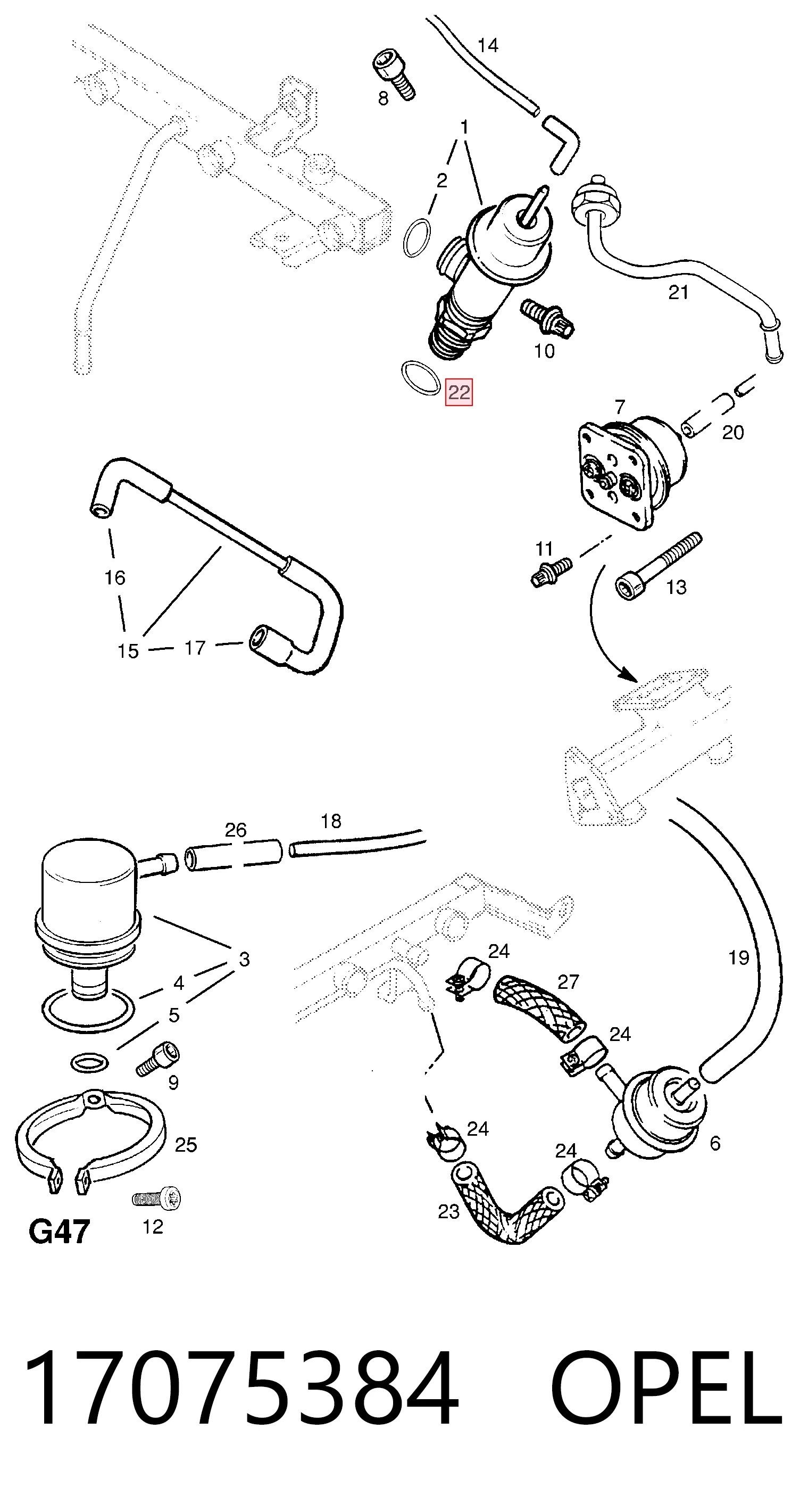 K68088242AA Fiat/Alfa/Lancia 