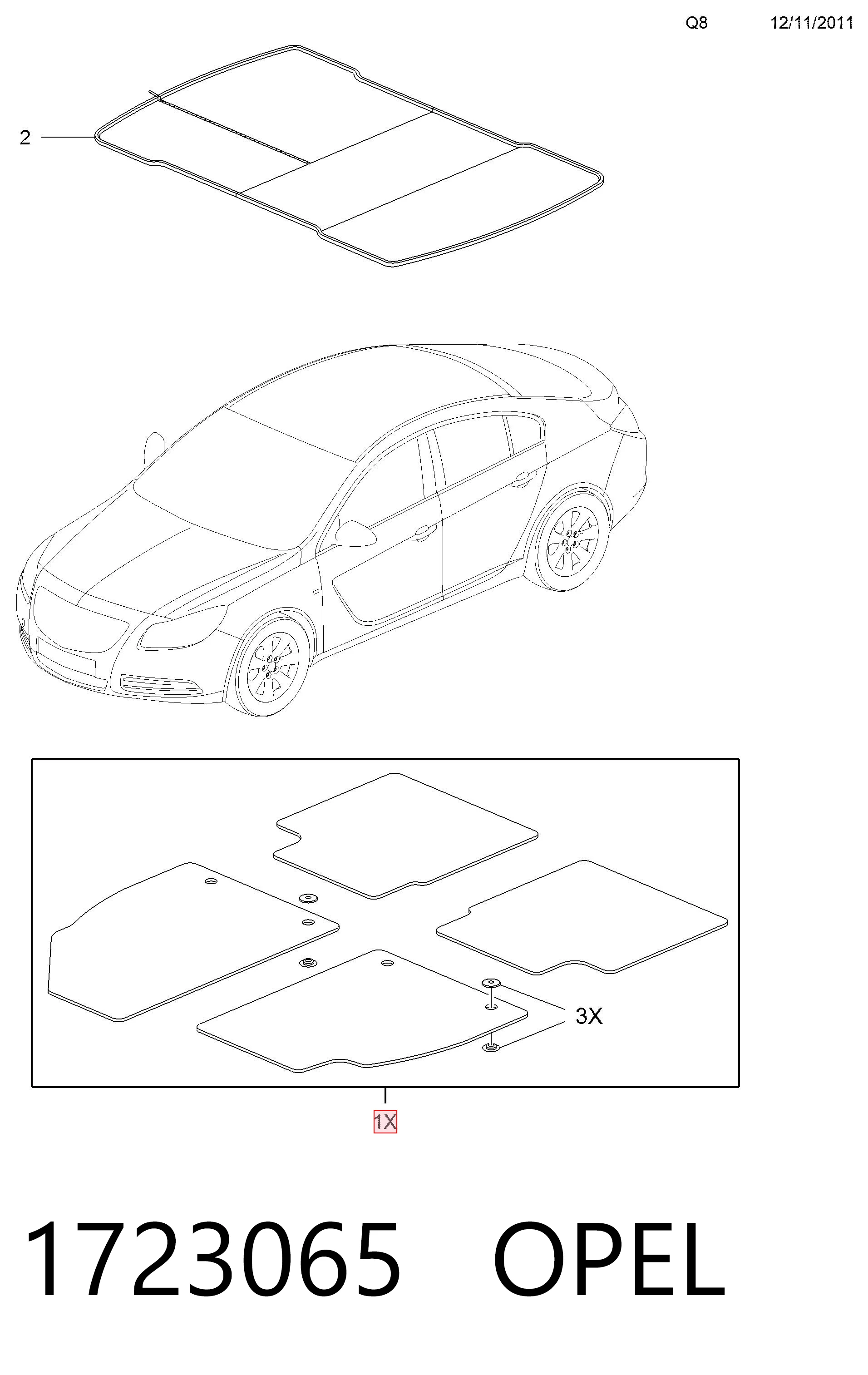 Купить 13333702 Opel 