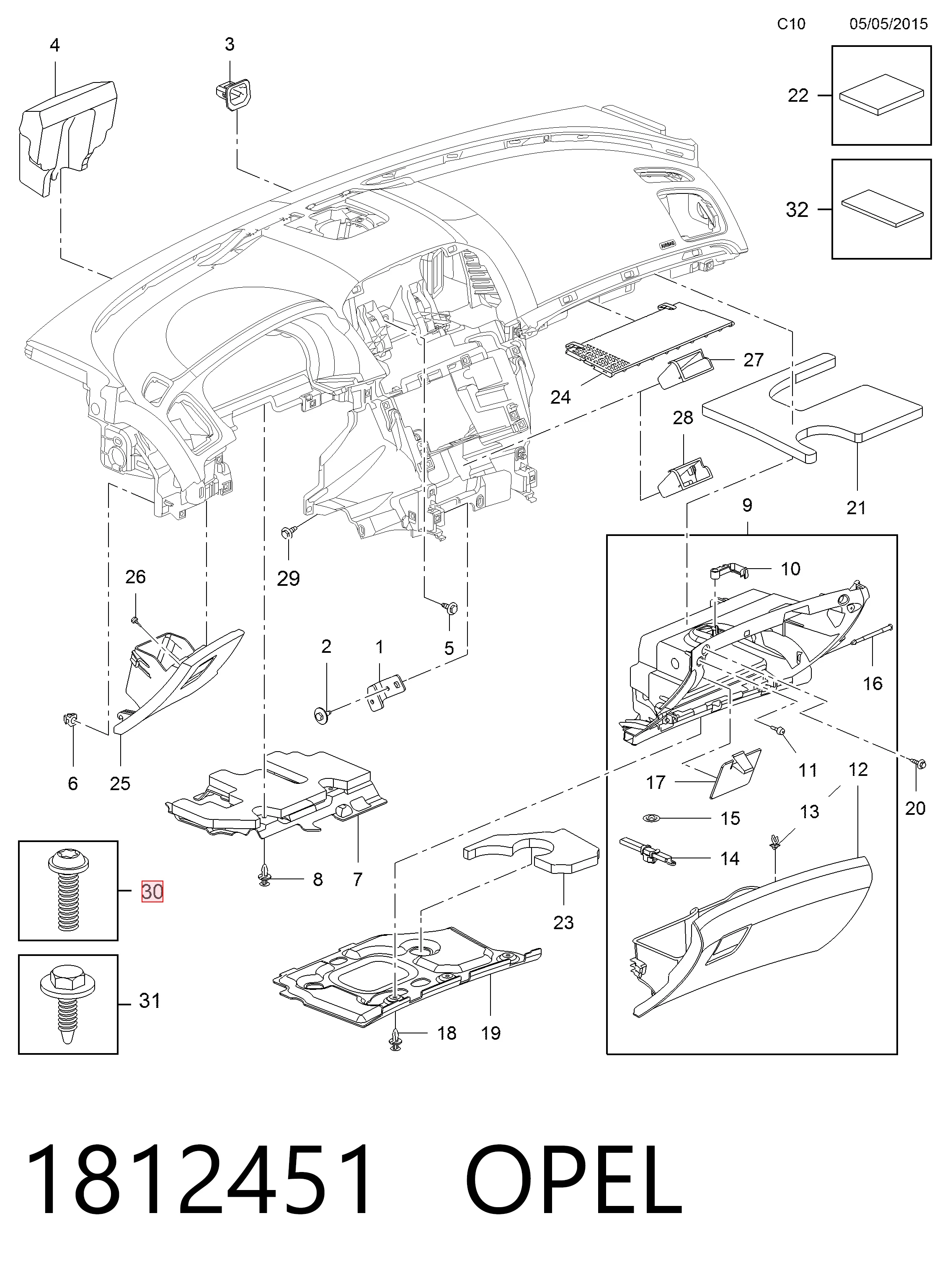 1812451 Opel