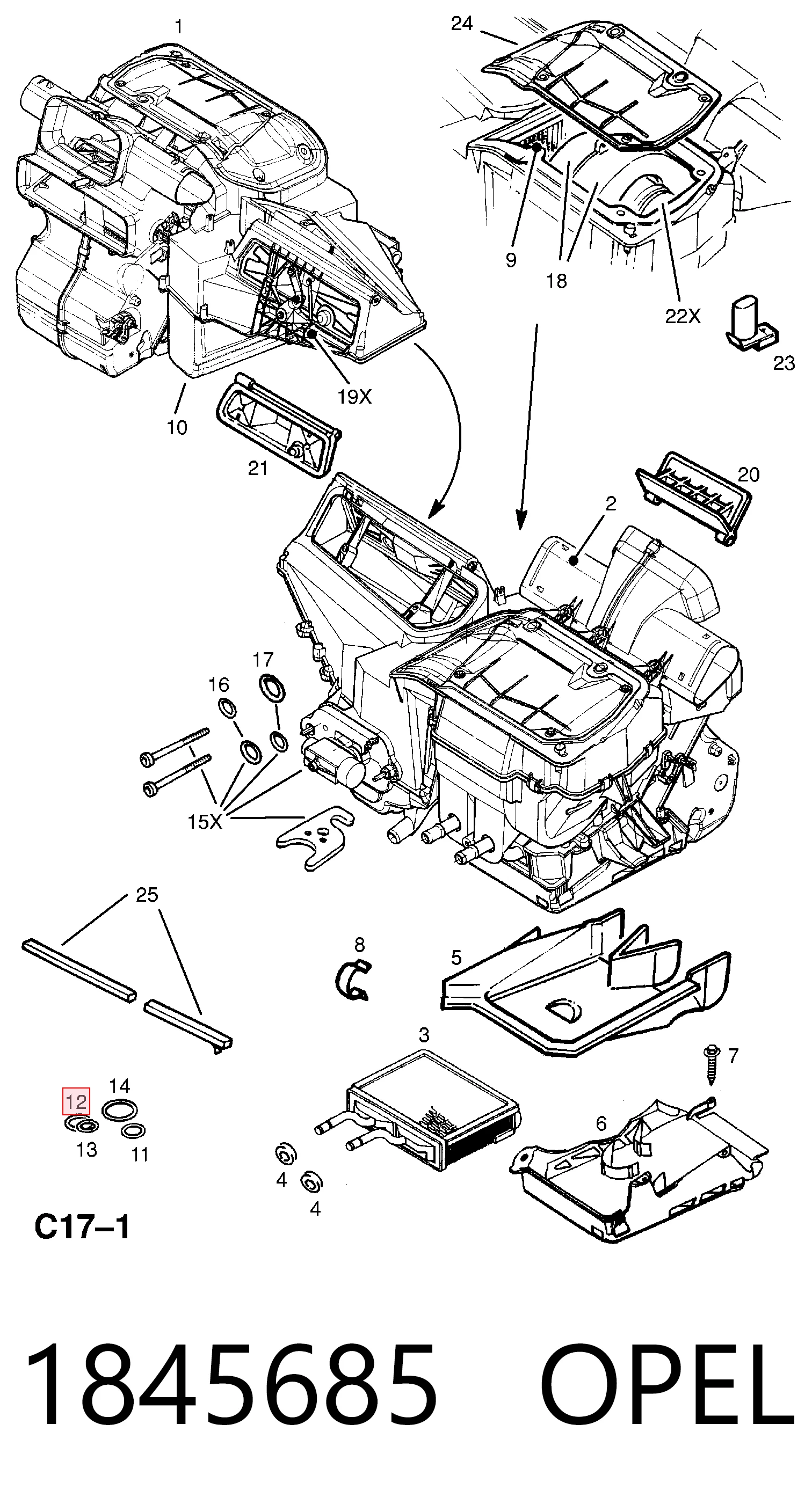 Уплотнительное кольцо трубки кондиционера MB946606 Chrysler