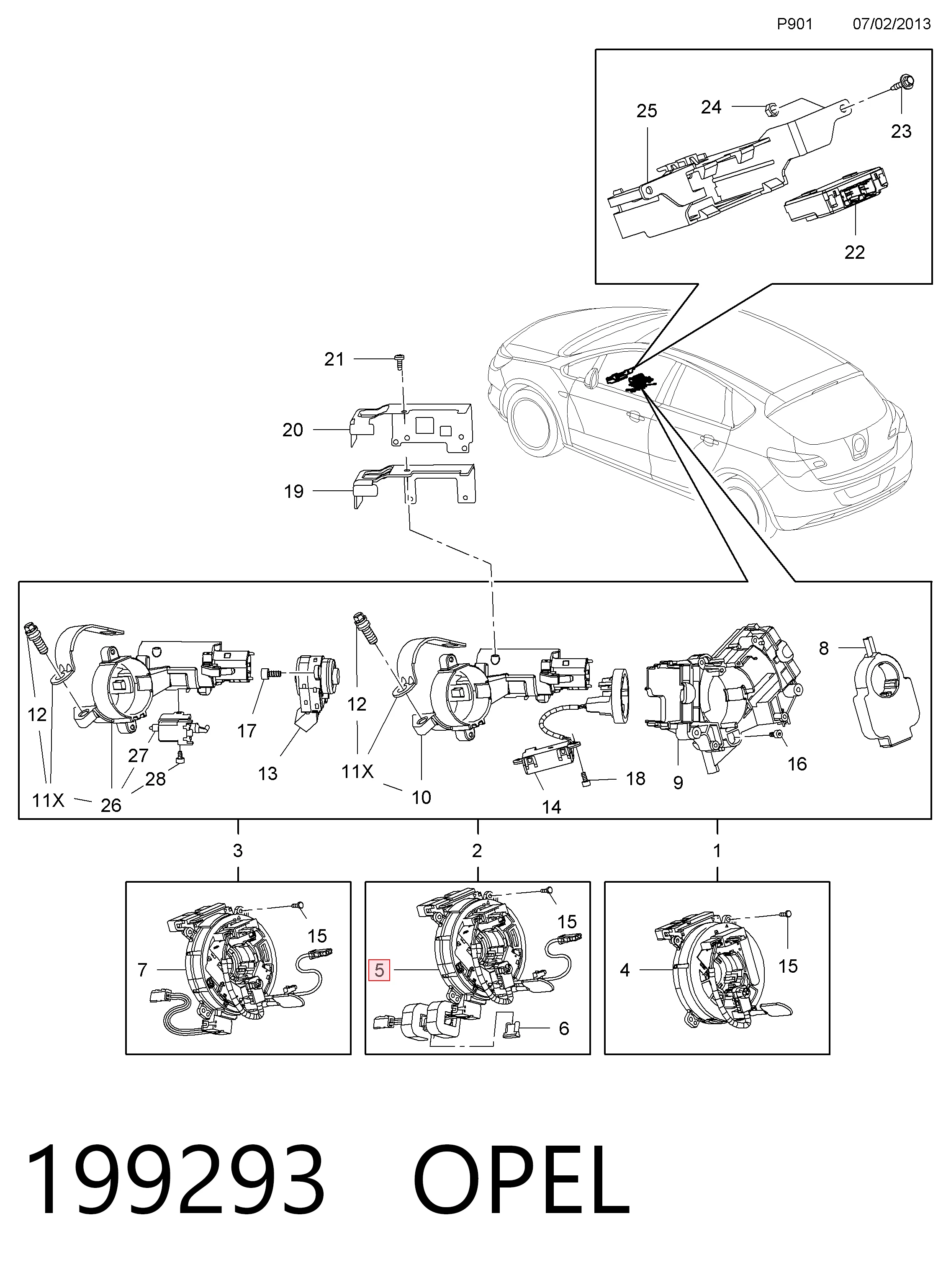 Контактное кольцо подушки безопасности General Motors 13335486 цена, от 152.03 USD