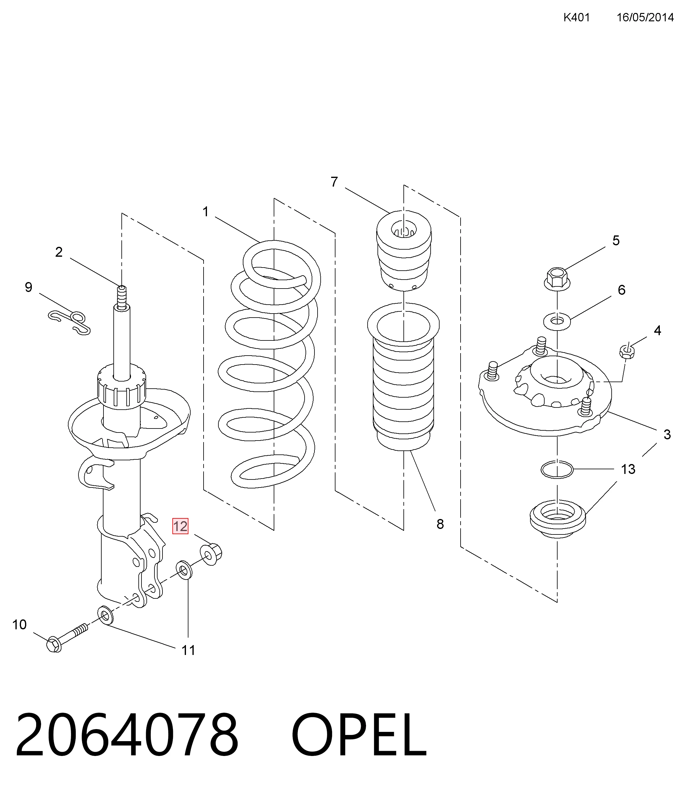 Купить 95511422 Opel 