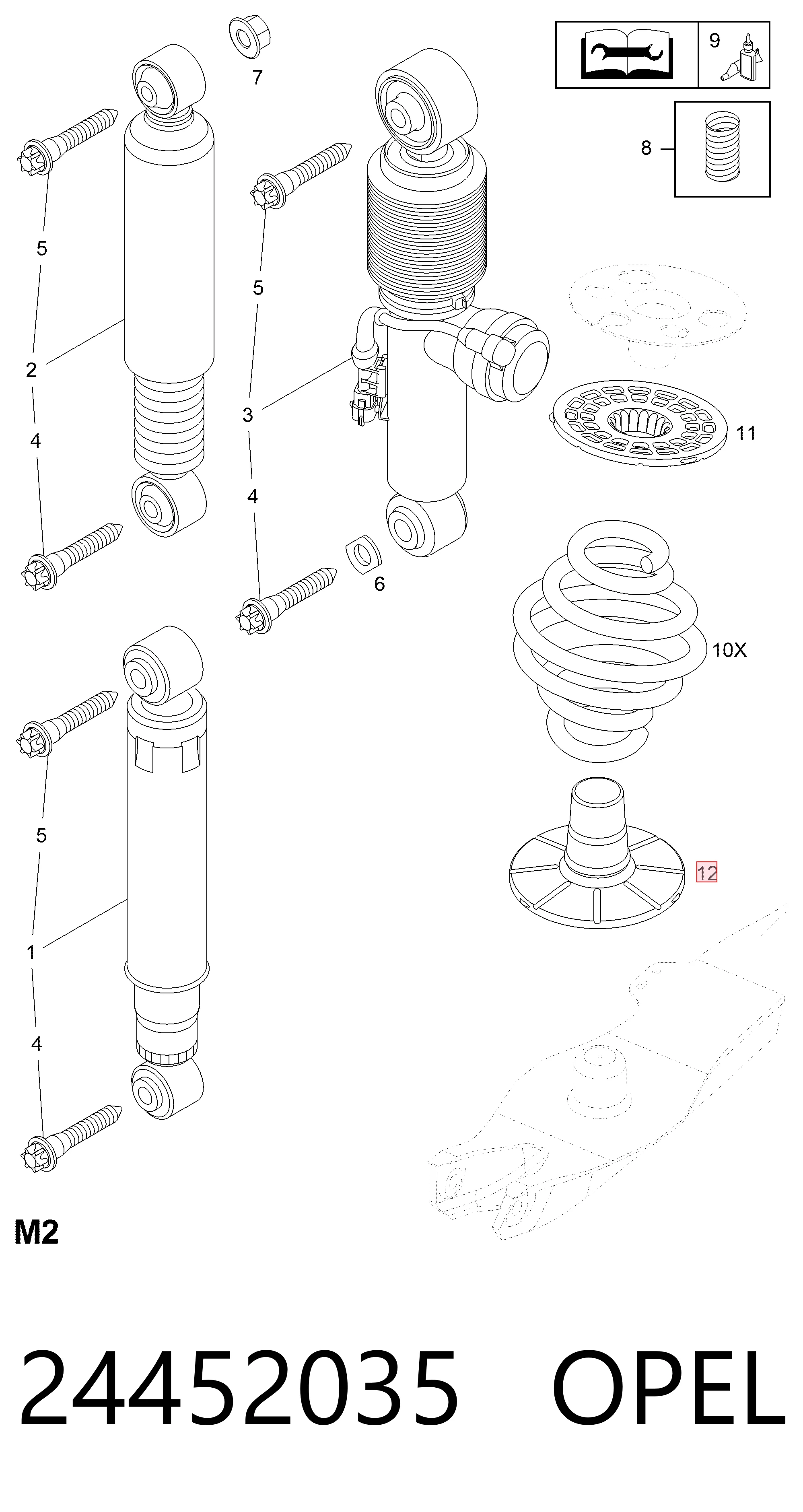 Буфер-отбойник амортизатора заднего Volvo 0424694 цена, от 17.89 USD
