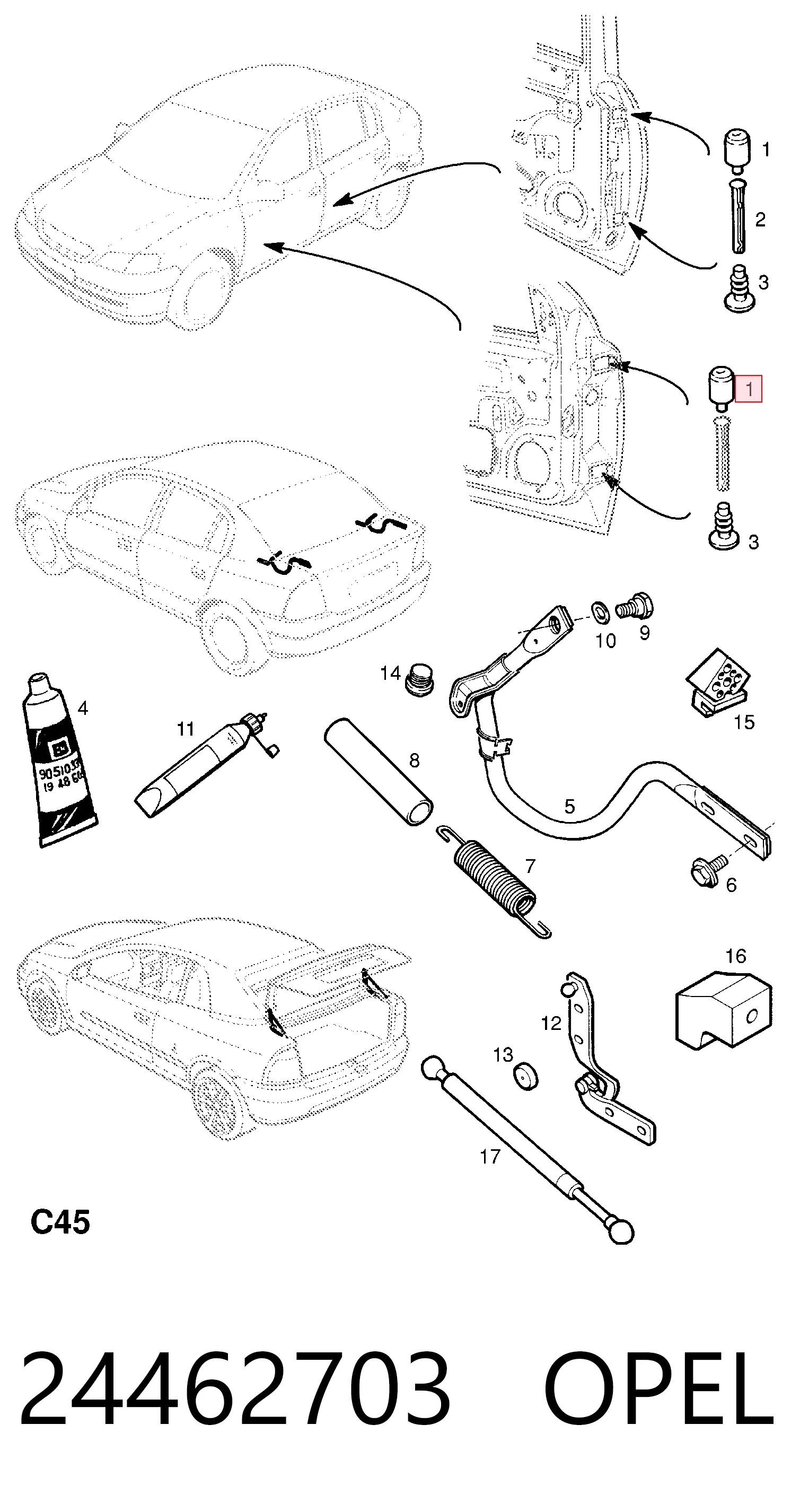 Купить 24462703 General Motors 
