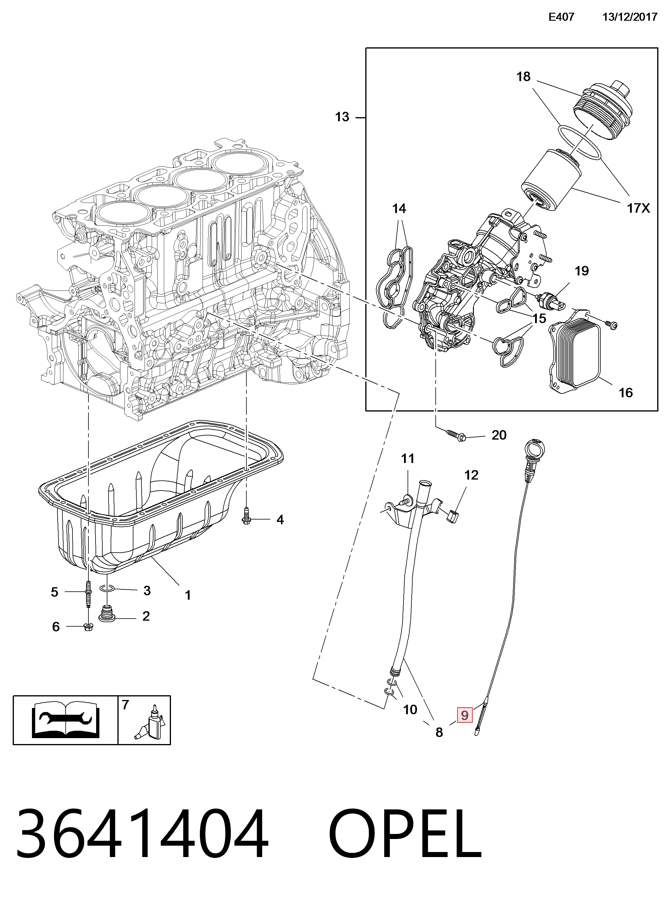 Купить 3641404 General Motors Индикатор уровня масла в двигателе