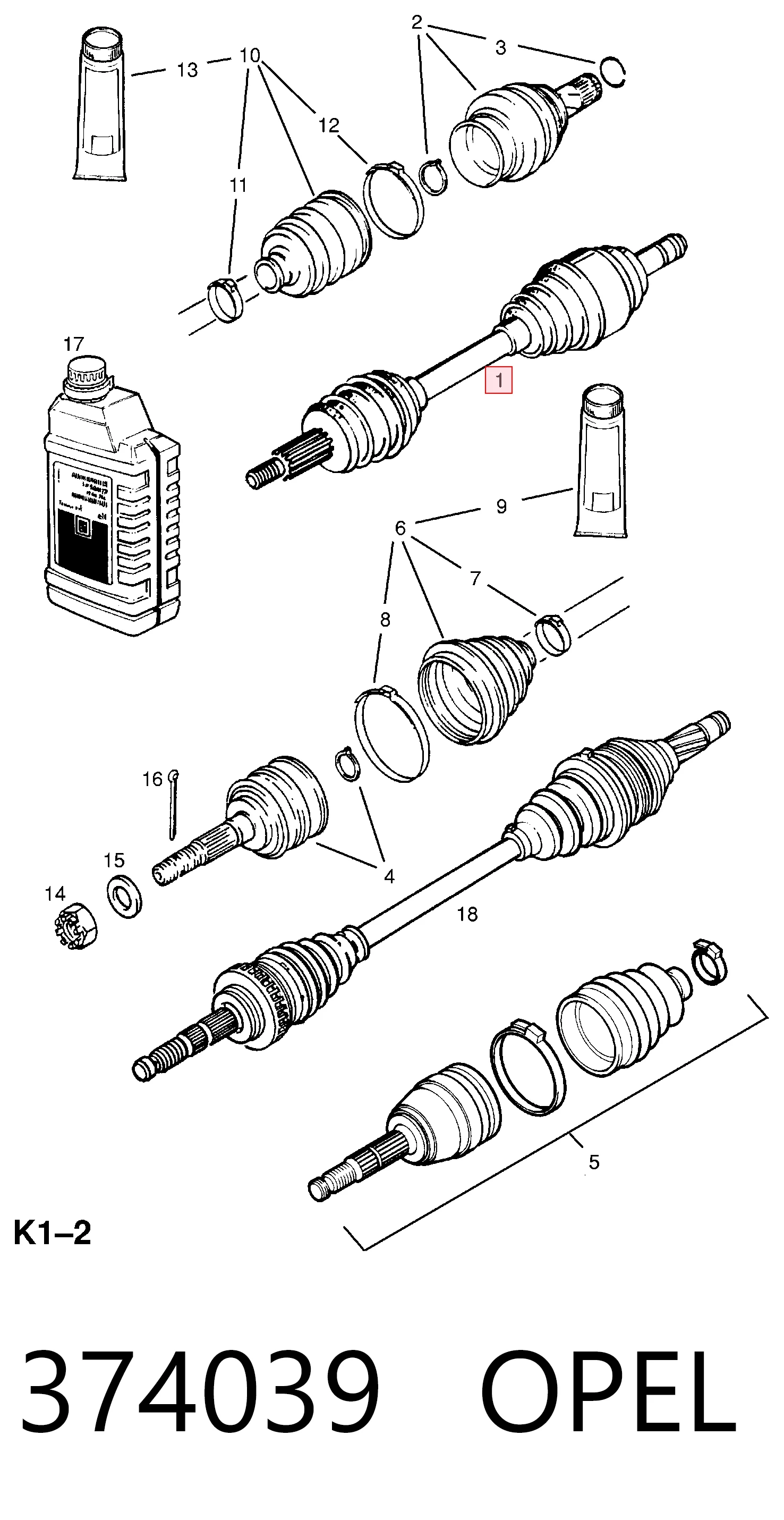 Купить 490465 Maxgear Привод в сборе левый