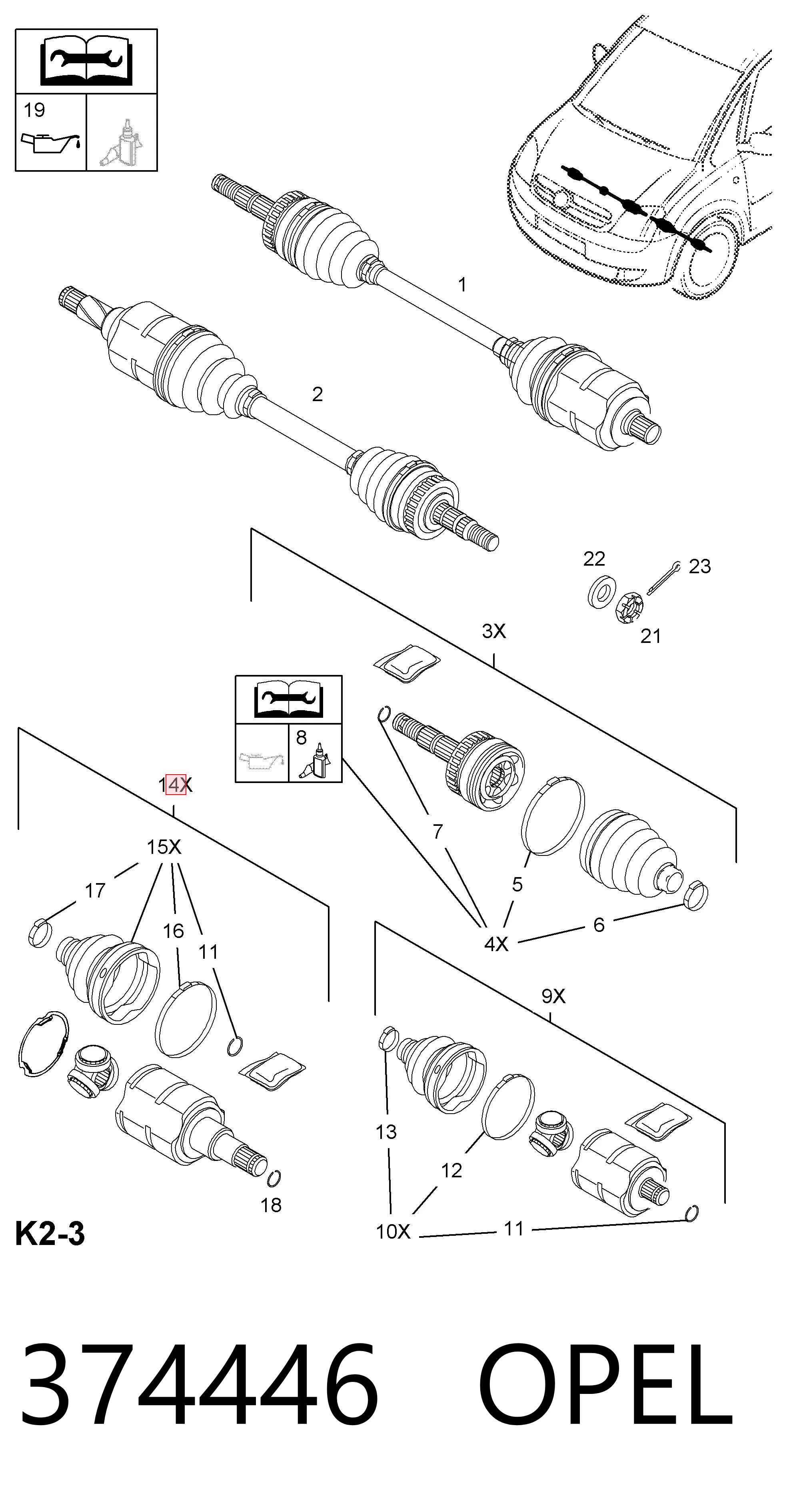 Купить TIJ0032 Magneti Marelli ШРУС внутренний