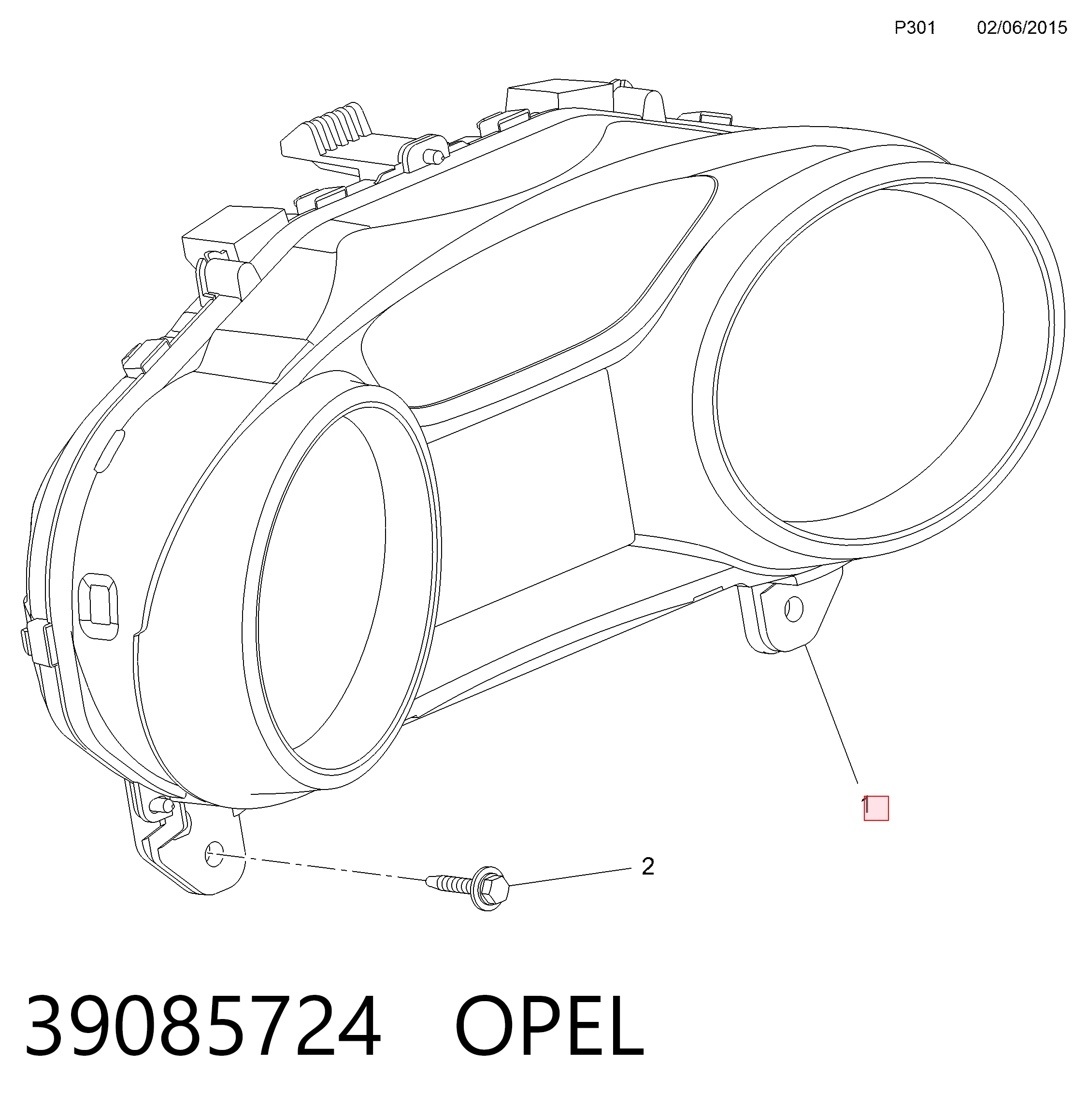 Панель приборов 13374960 General Motors
