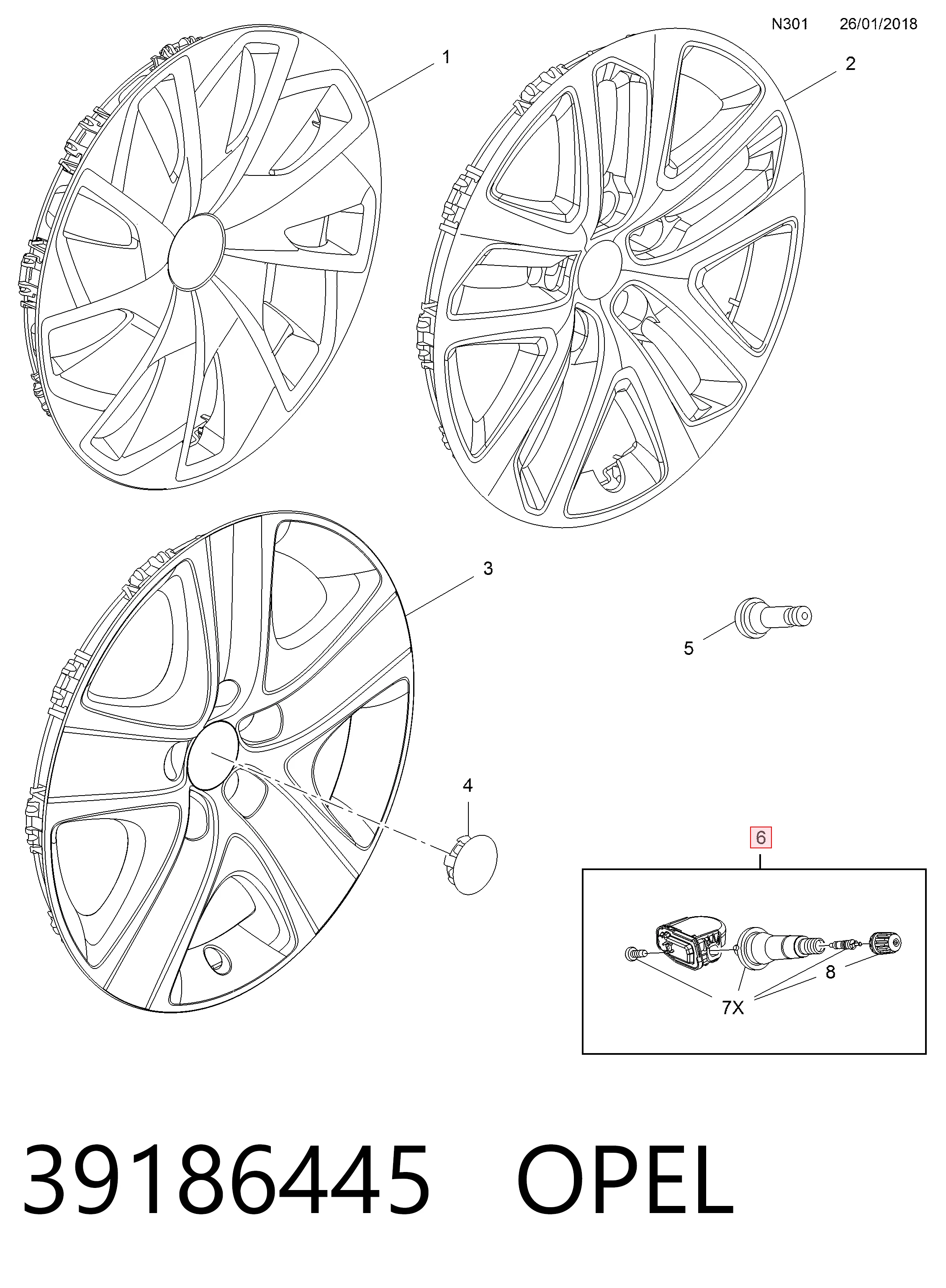 39186445 Opel Манометр воздушный