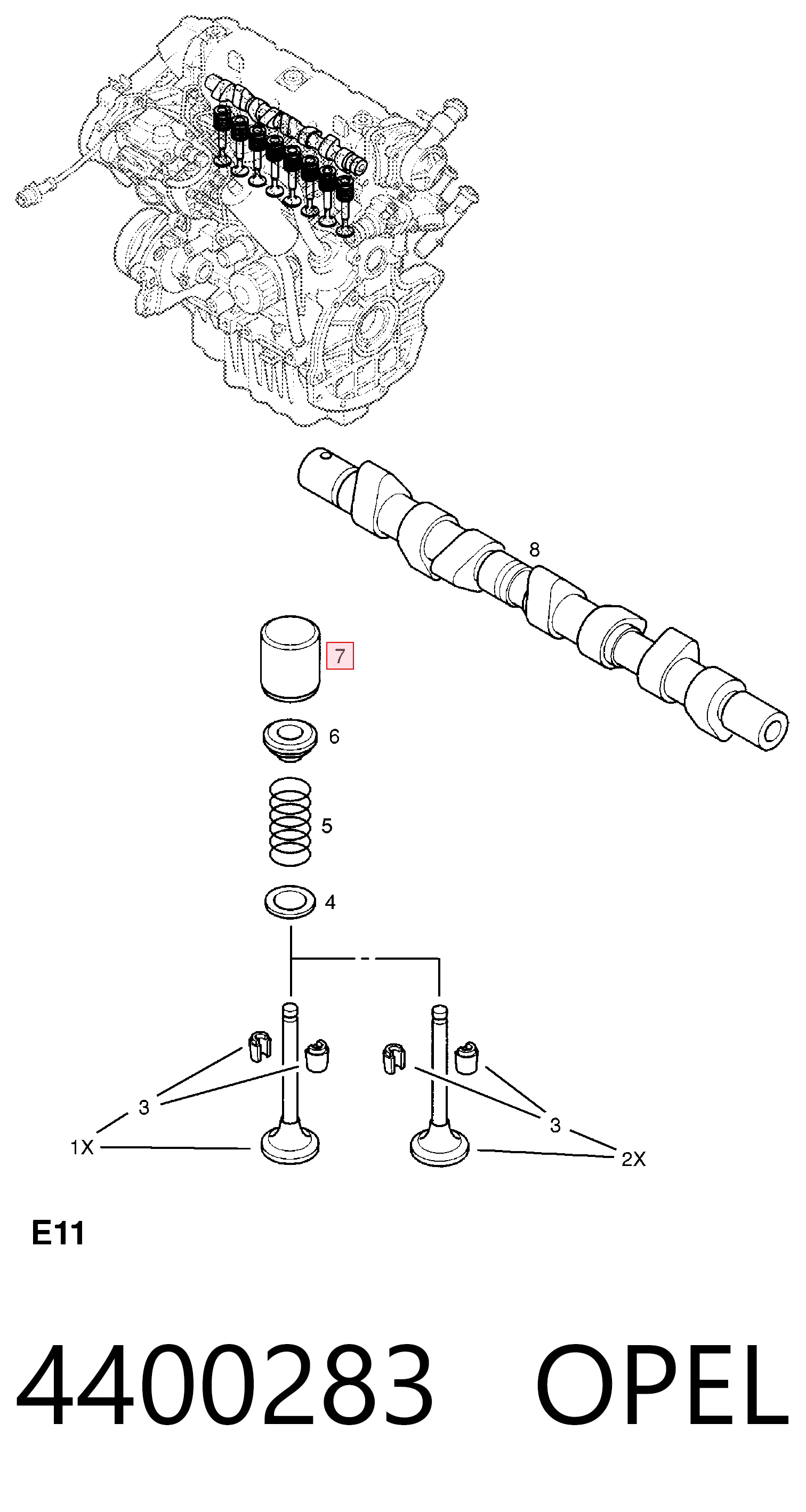 Купить 7700102357 Nissan/Infiniti Толкатель клапанов двигателя
