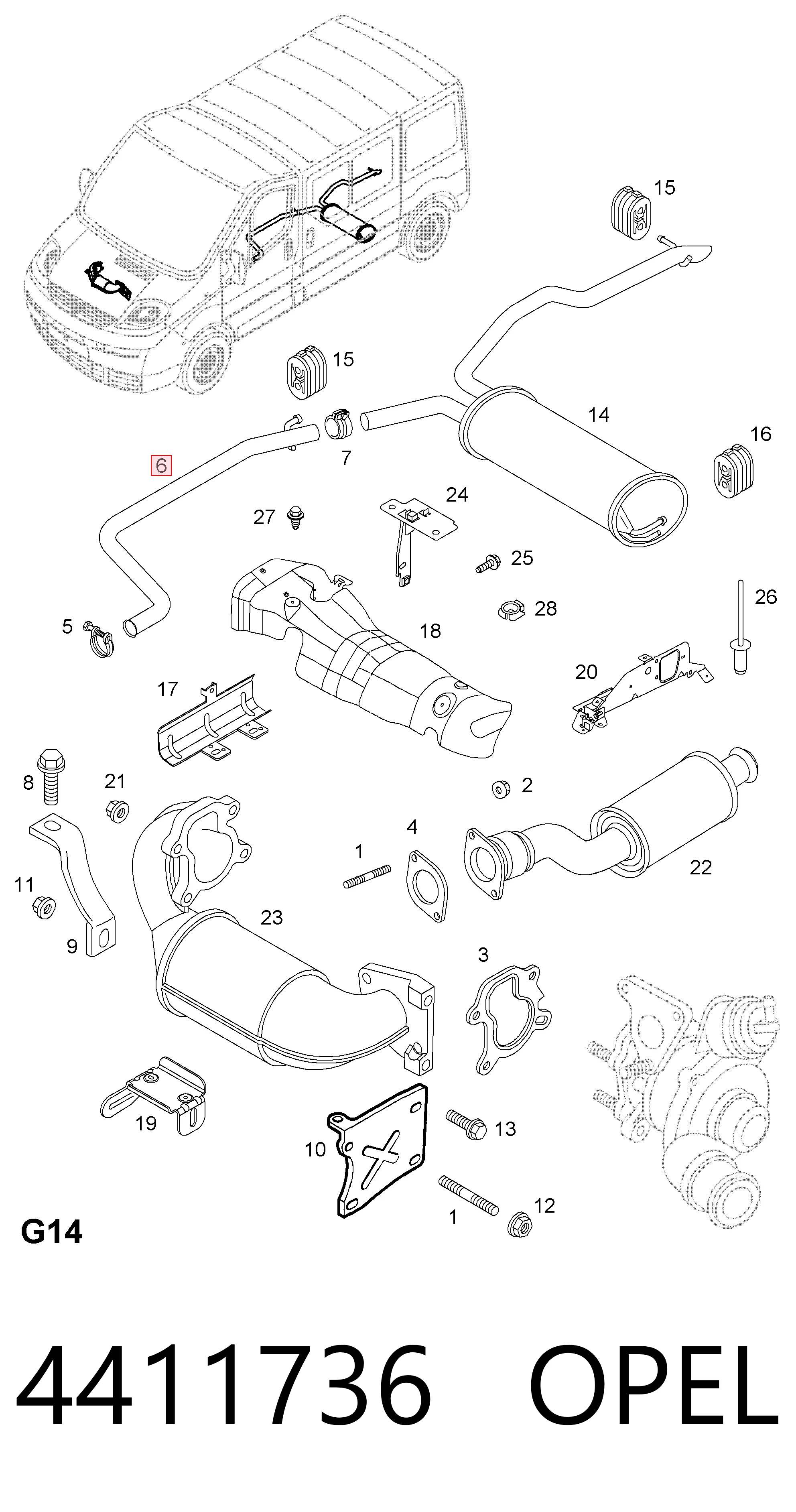 Глушитель, центральная часть Polmostrow FP6062G22 цена, от 23.14 USD